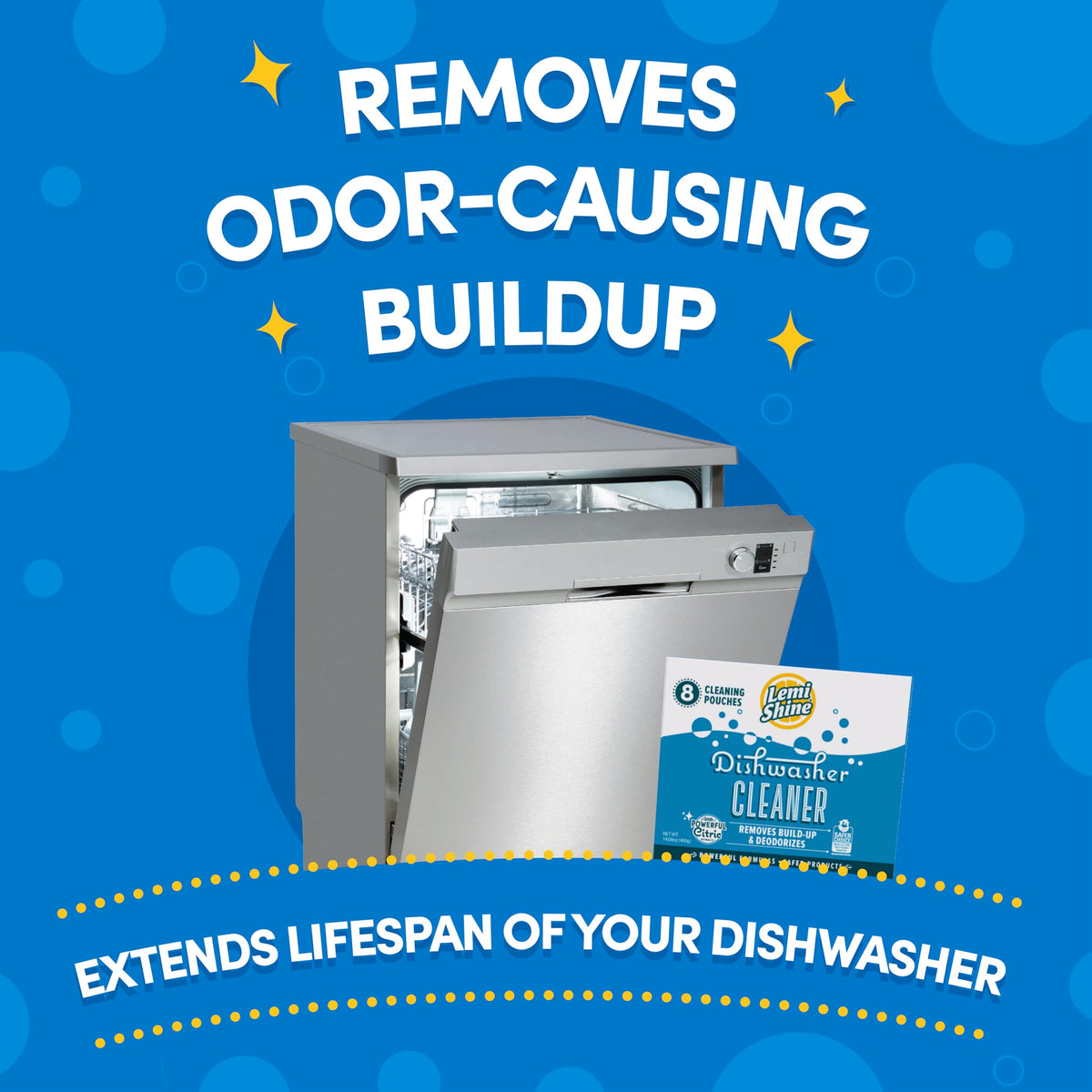 Natural Dishwasher Cleaner & Deodorizer (14.08 Ounce)