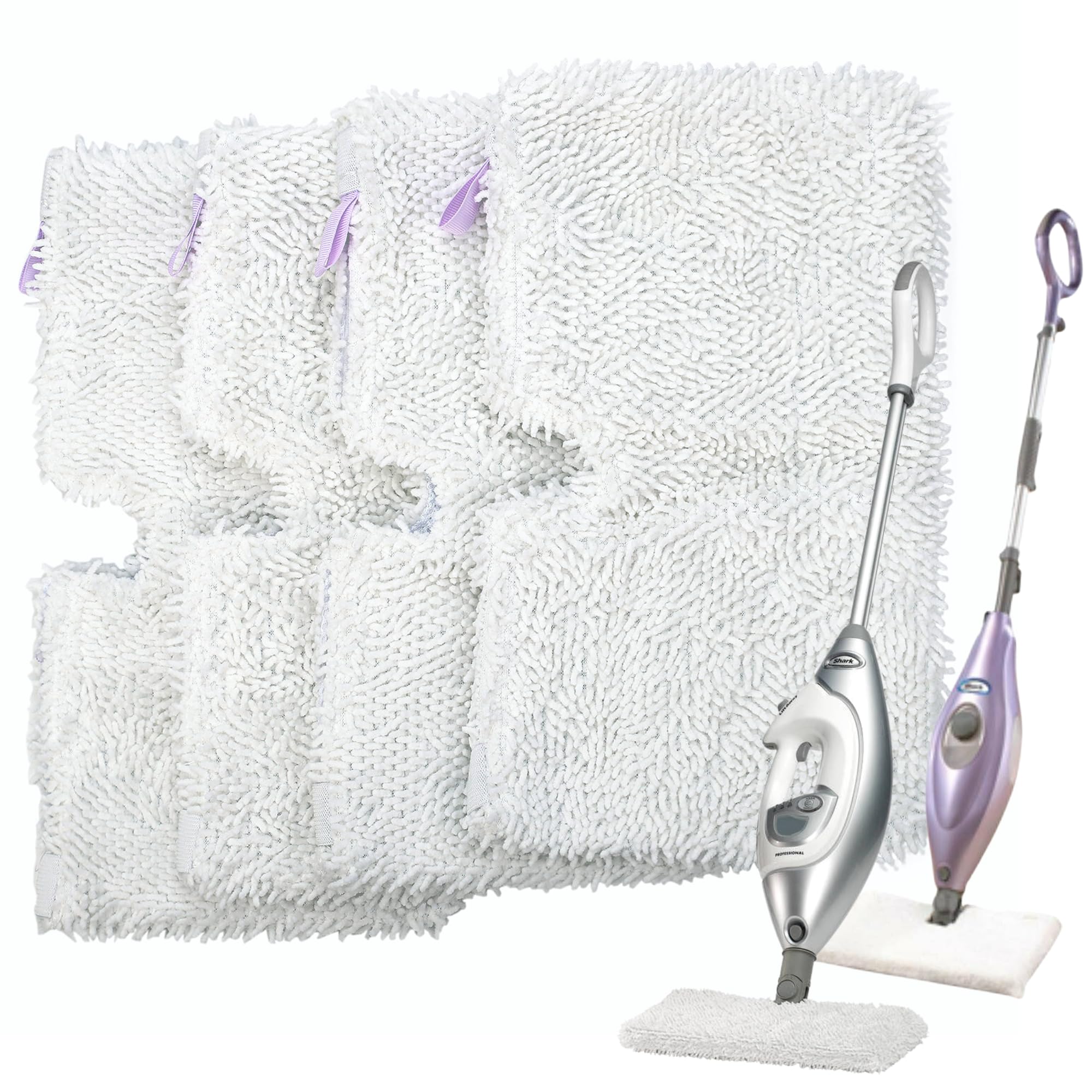 Steam Mop Replacement Pads for Shark Steamer S3501 S3601 4 Pack (4 Count)