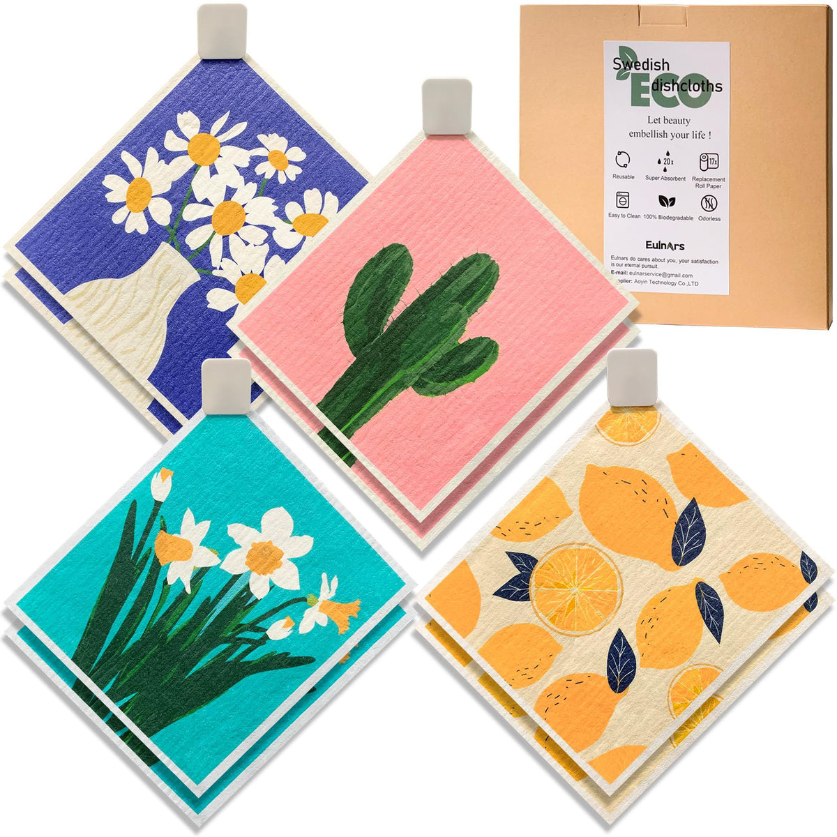 Swedish Dishcloths for Kitchen (8 Count)