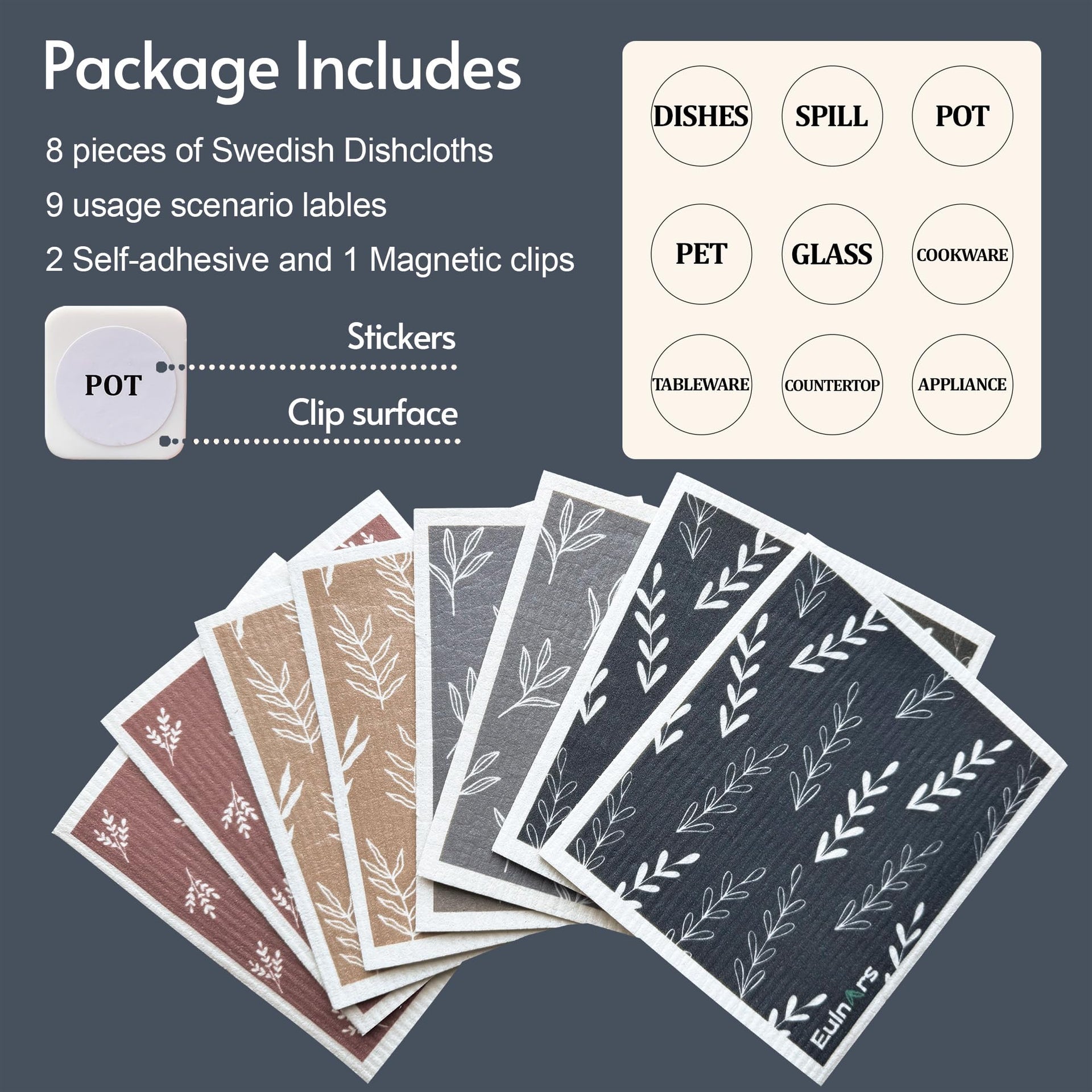 Swedish Dishcloths (8 Count)