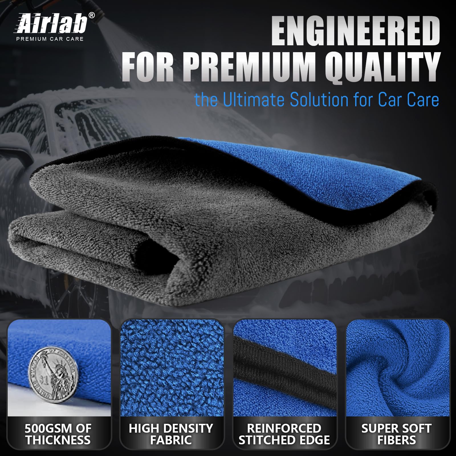 Microfiber Towels Cars Wash Drying Cleaning Cloth