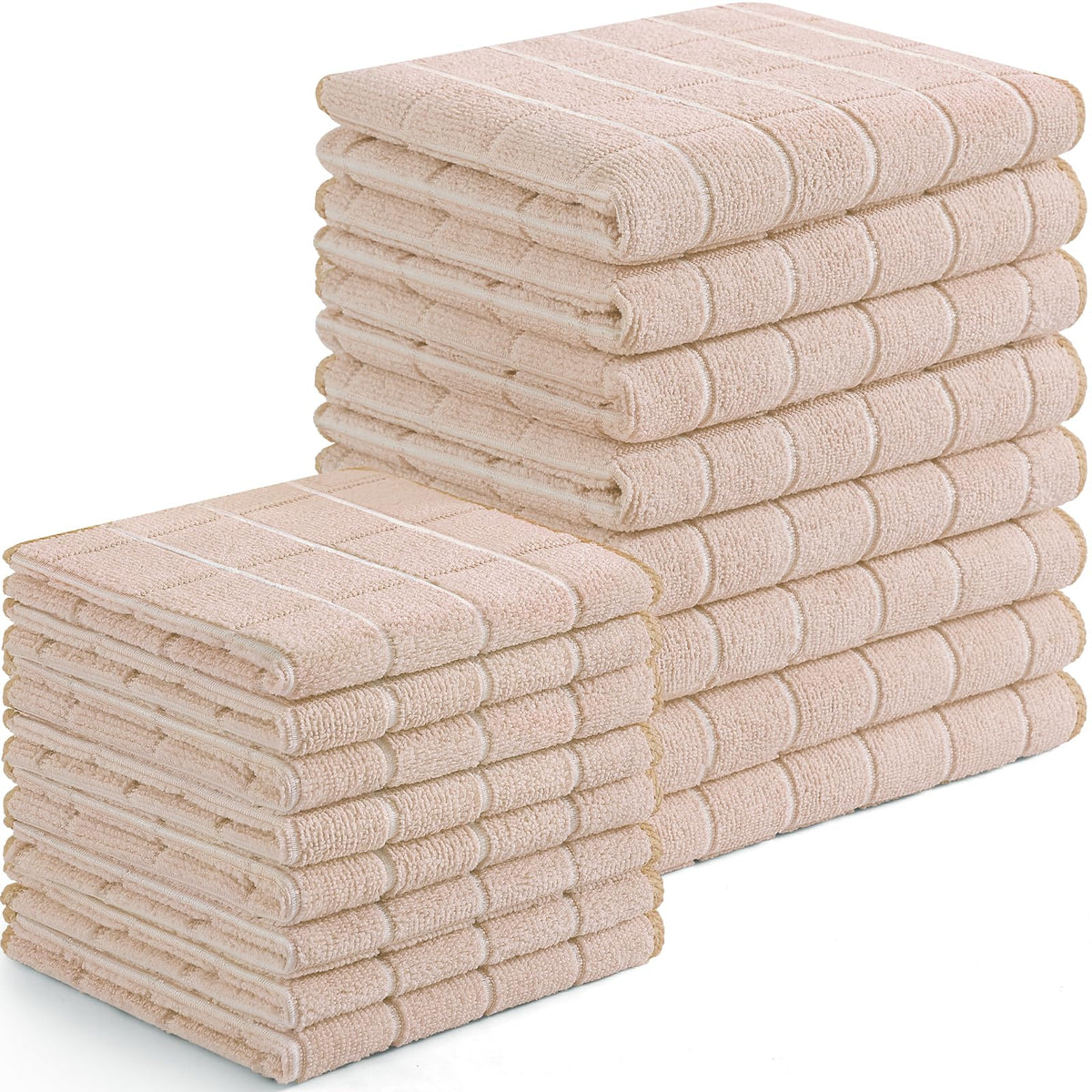 Microfiber Kitchen Towels and Dishcloths Sets (16 Count)