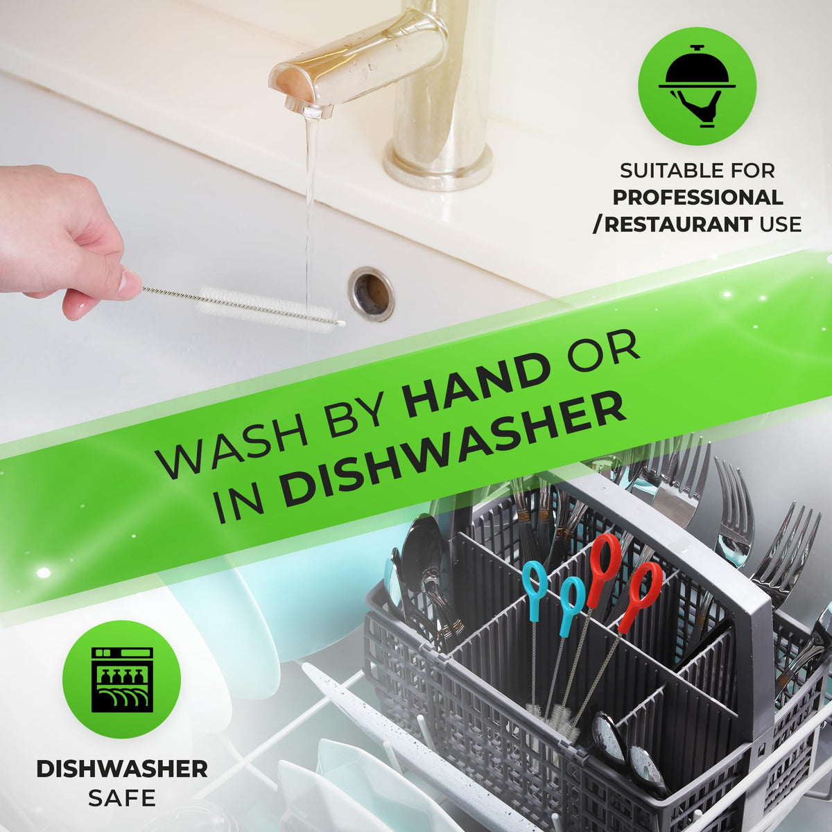 Heavy Duty Cleaning Brushes Set of 8 (8 Count)