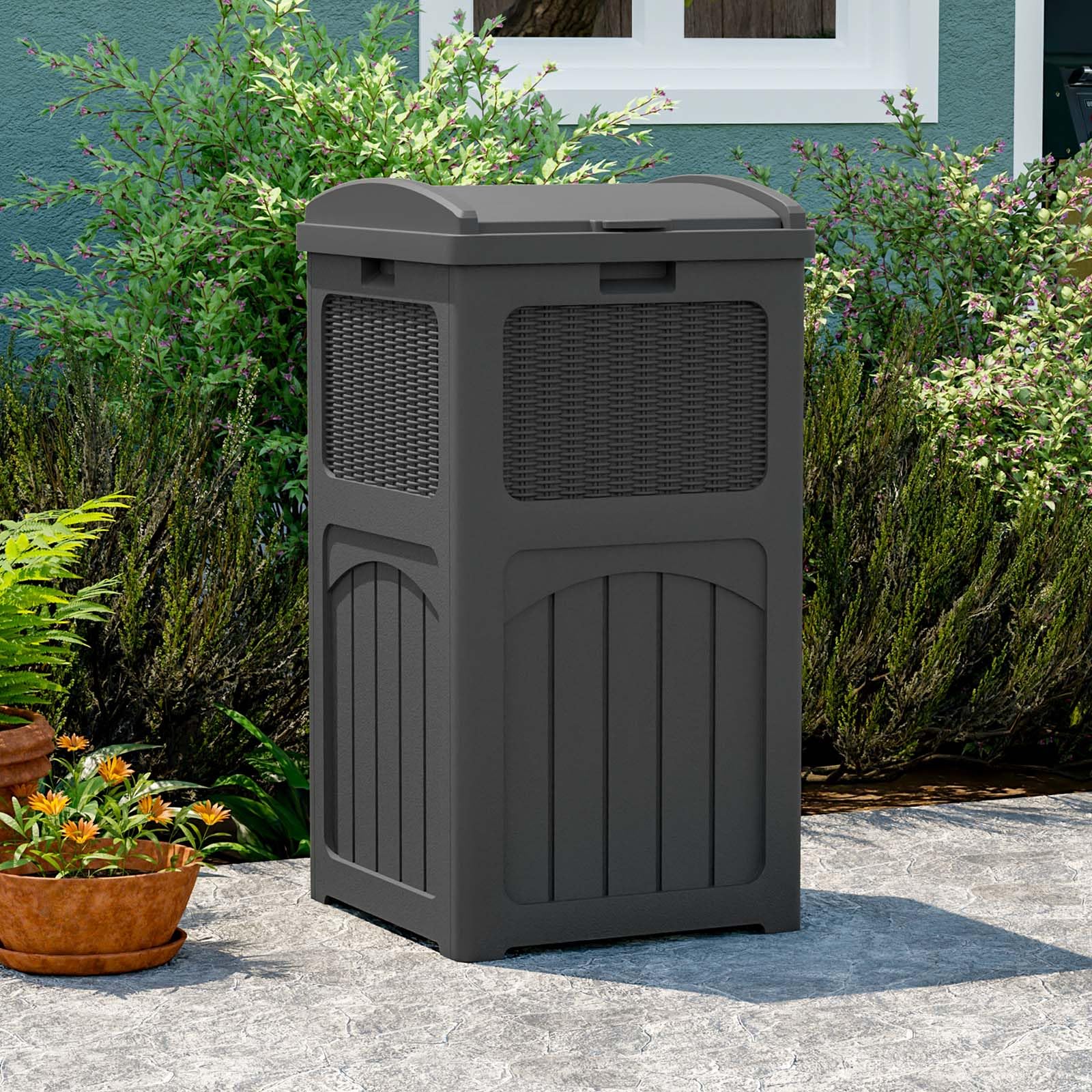 36 Gallon Outdoor Trash Can