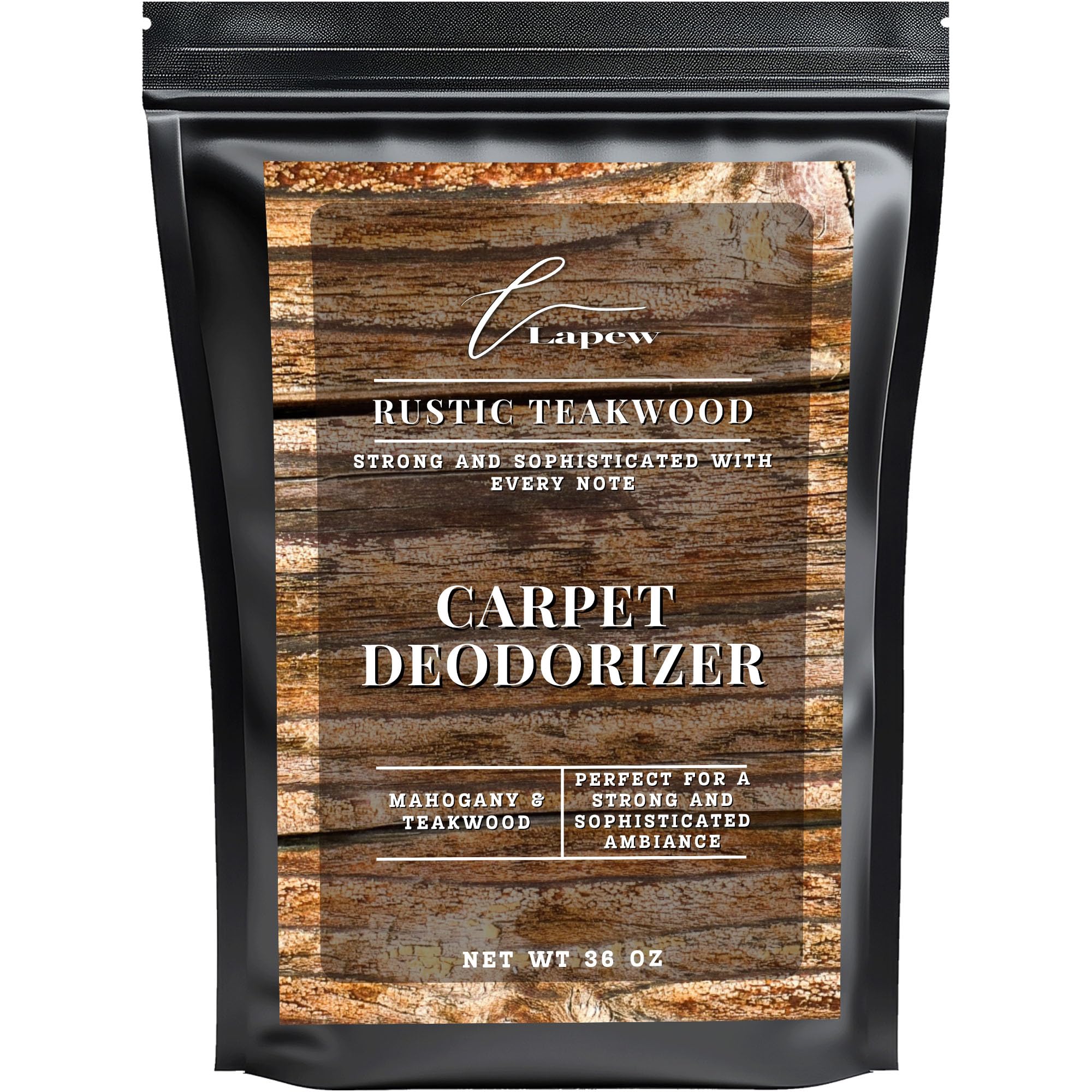 Rustic Teakwood Carpet Deodorizer Powder (36 Ounce)