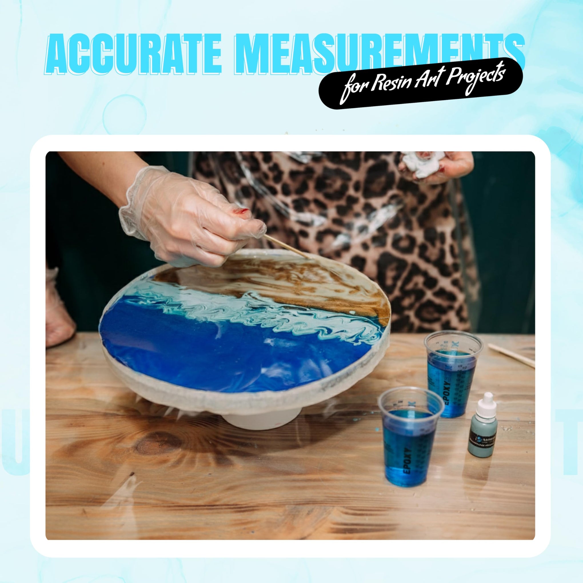 Case Pack 1000ct] 10oz Disposable Graduated Cups for Mixing Epoxy Resin
