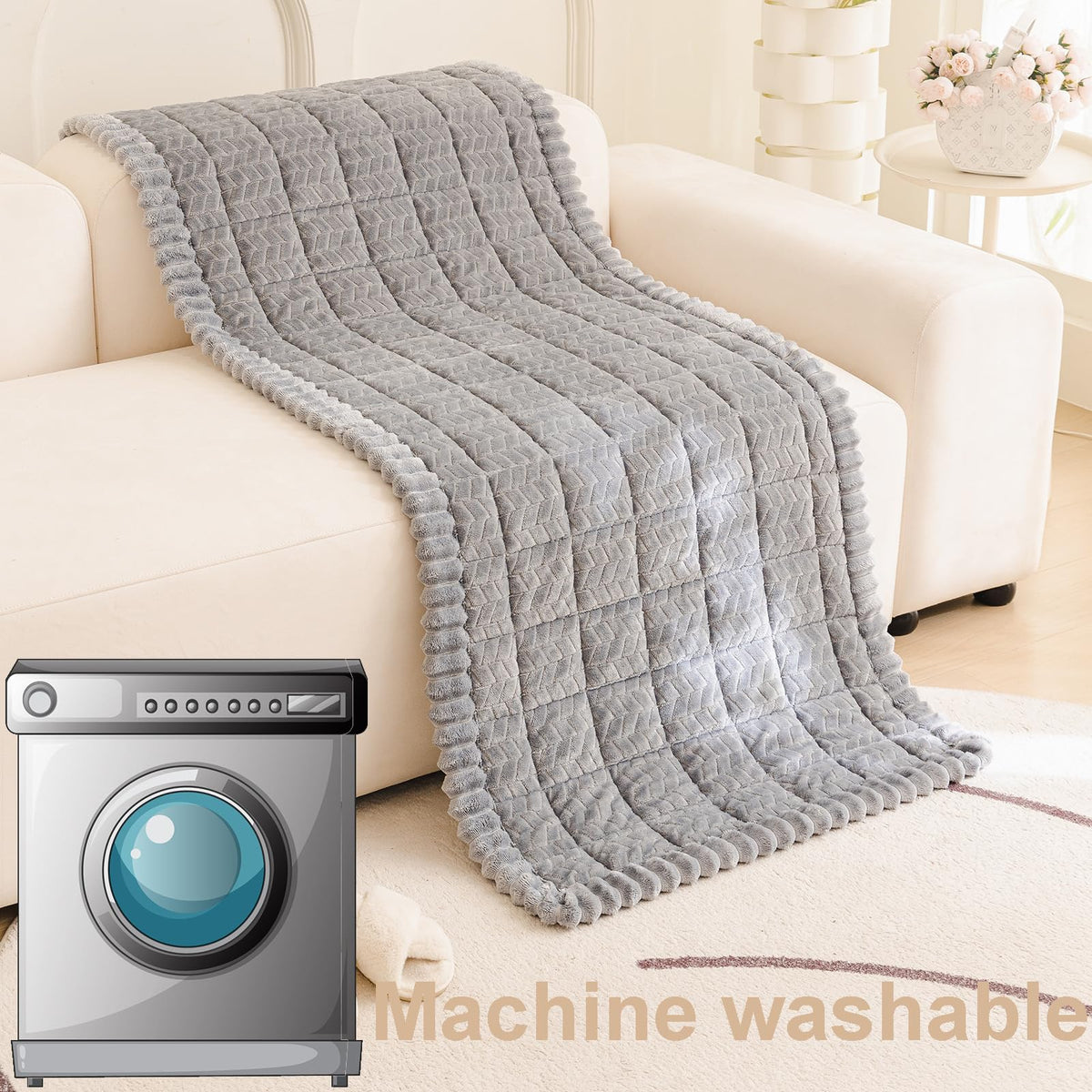 Pet Couch Cover Dogs Washable Sofa Protector Covers Non Slip Fuzzy Dog Mat