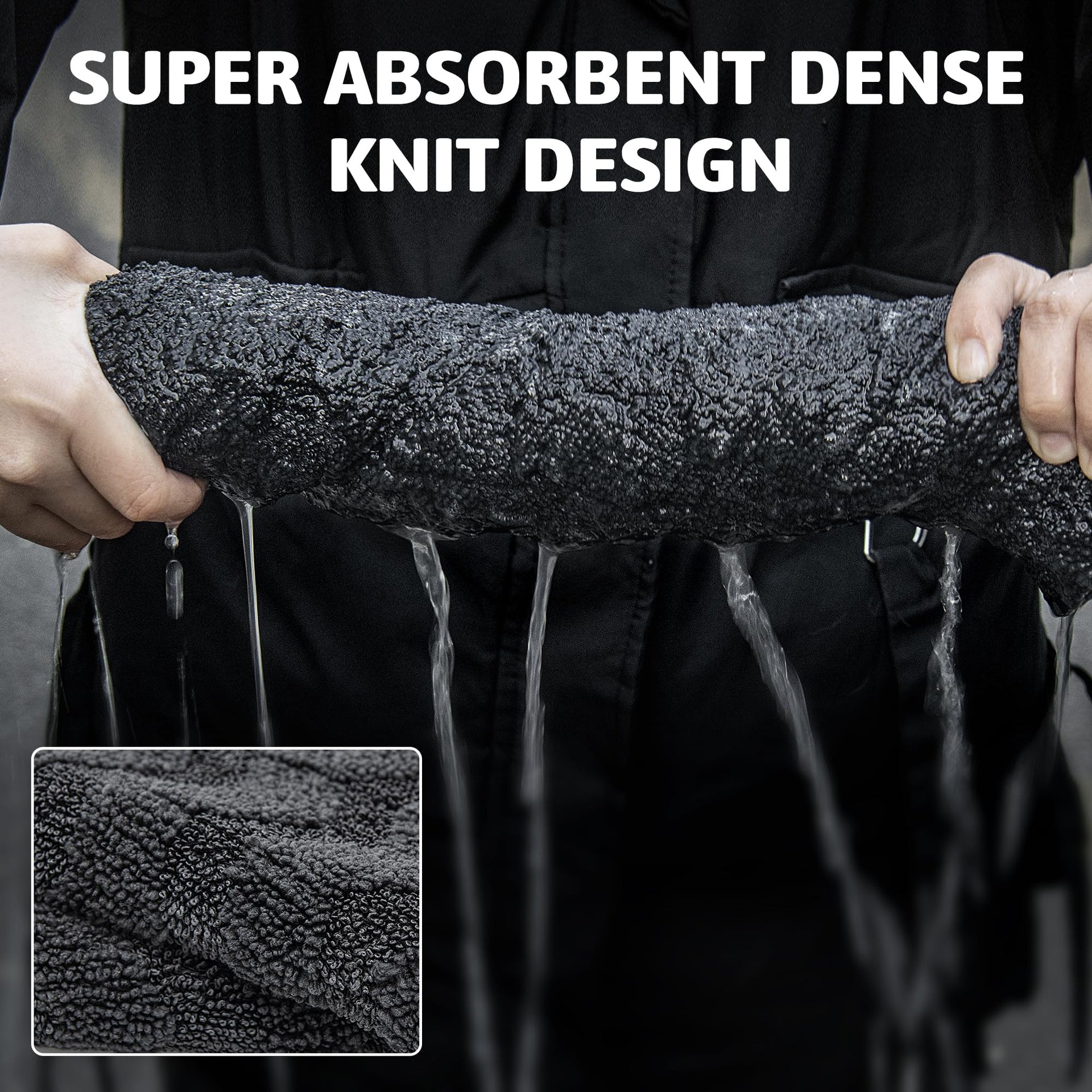 1000GSM Car Drying Towel 18"x24"