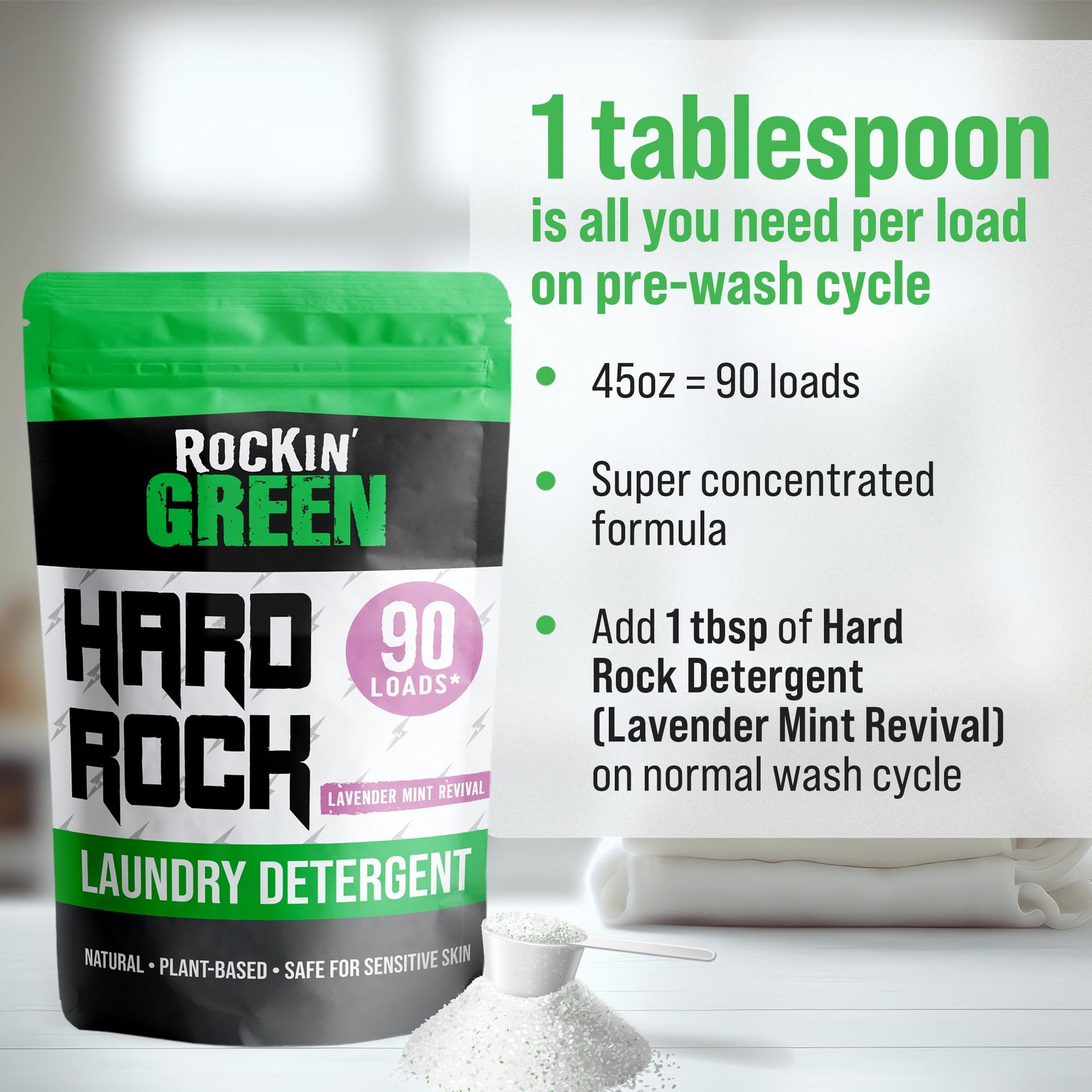 Hard Water Laundry Detergent (45 Ounce)
