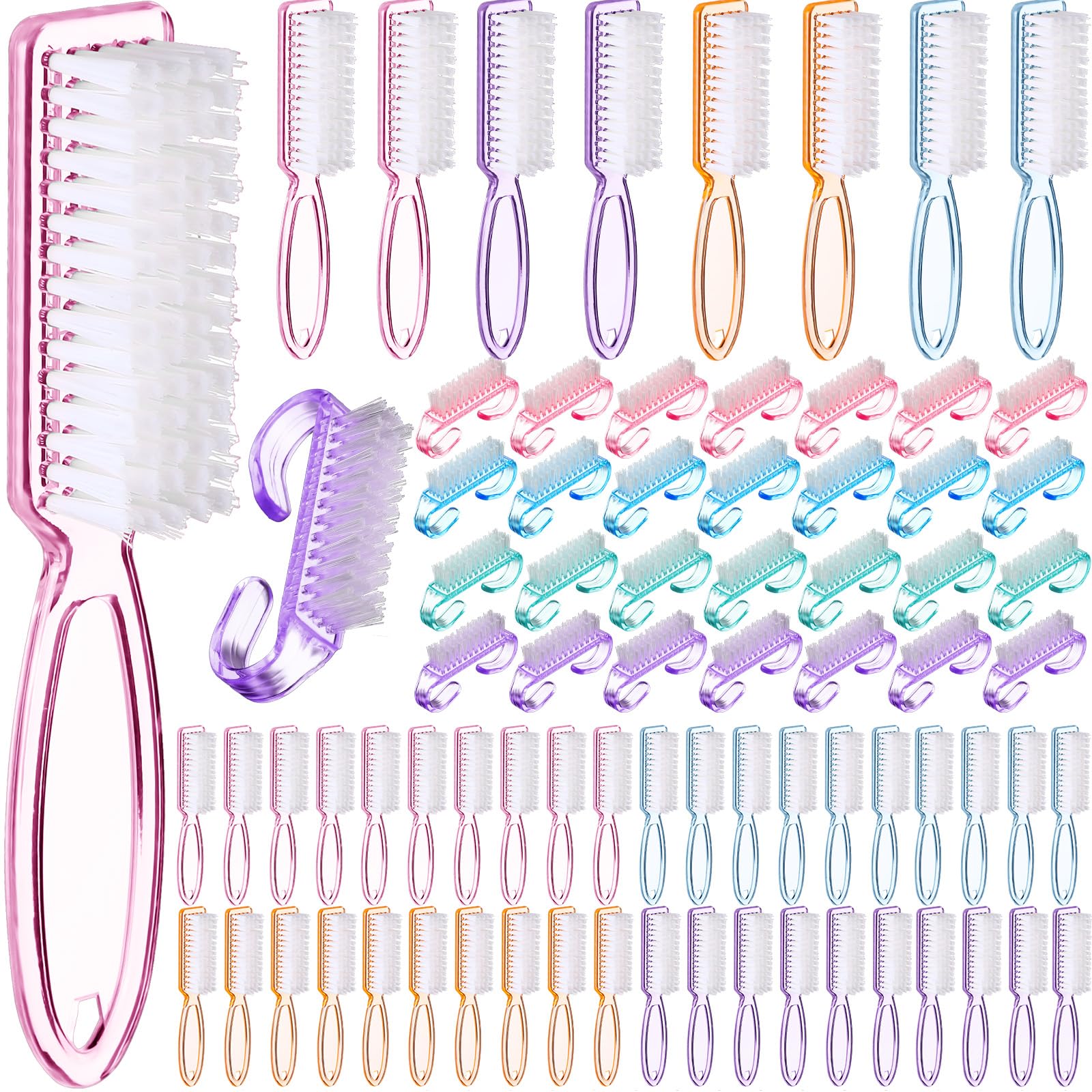 200 Pcs Nail Brushes for Cleaning (200 Count)