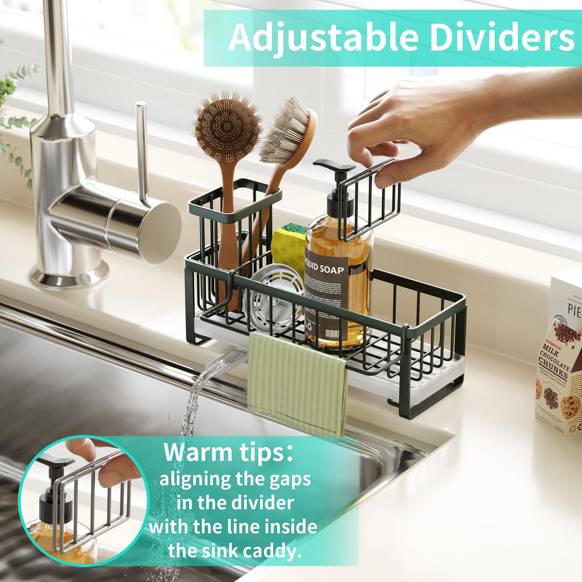 Sponge Holder for Kitchen Sink