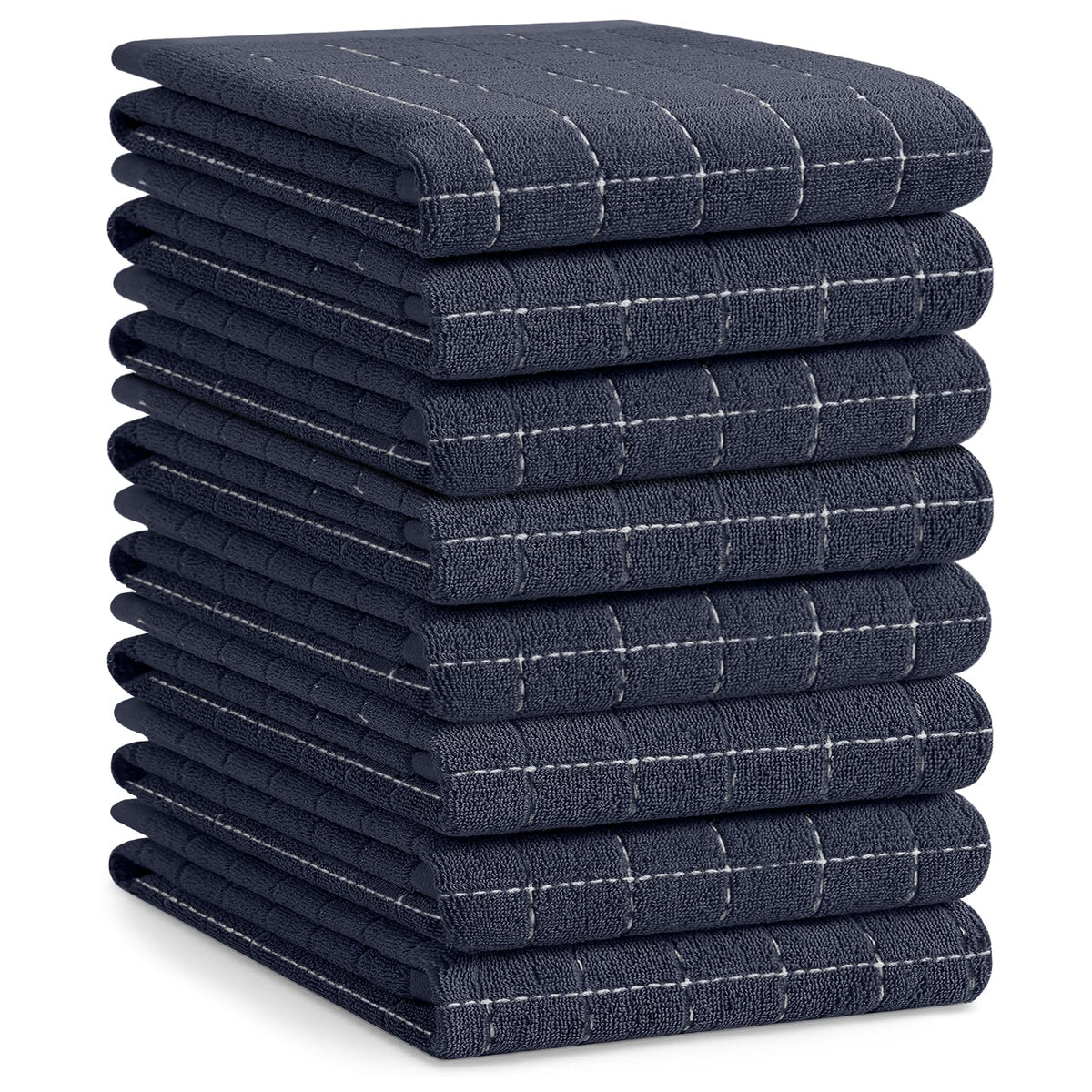 100% Cotton Terry Kitchen Towels (8 Count)