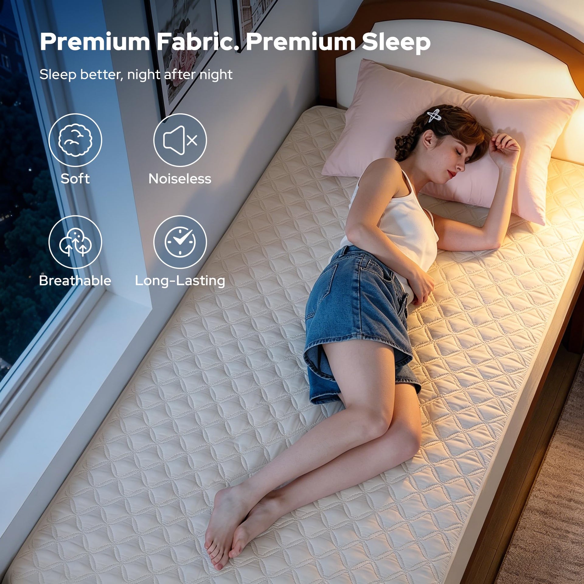 Waterproof Twin XL Mattress Protector