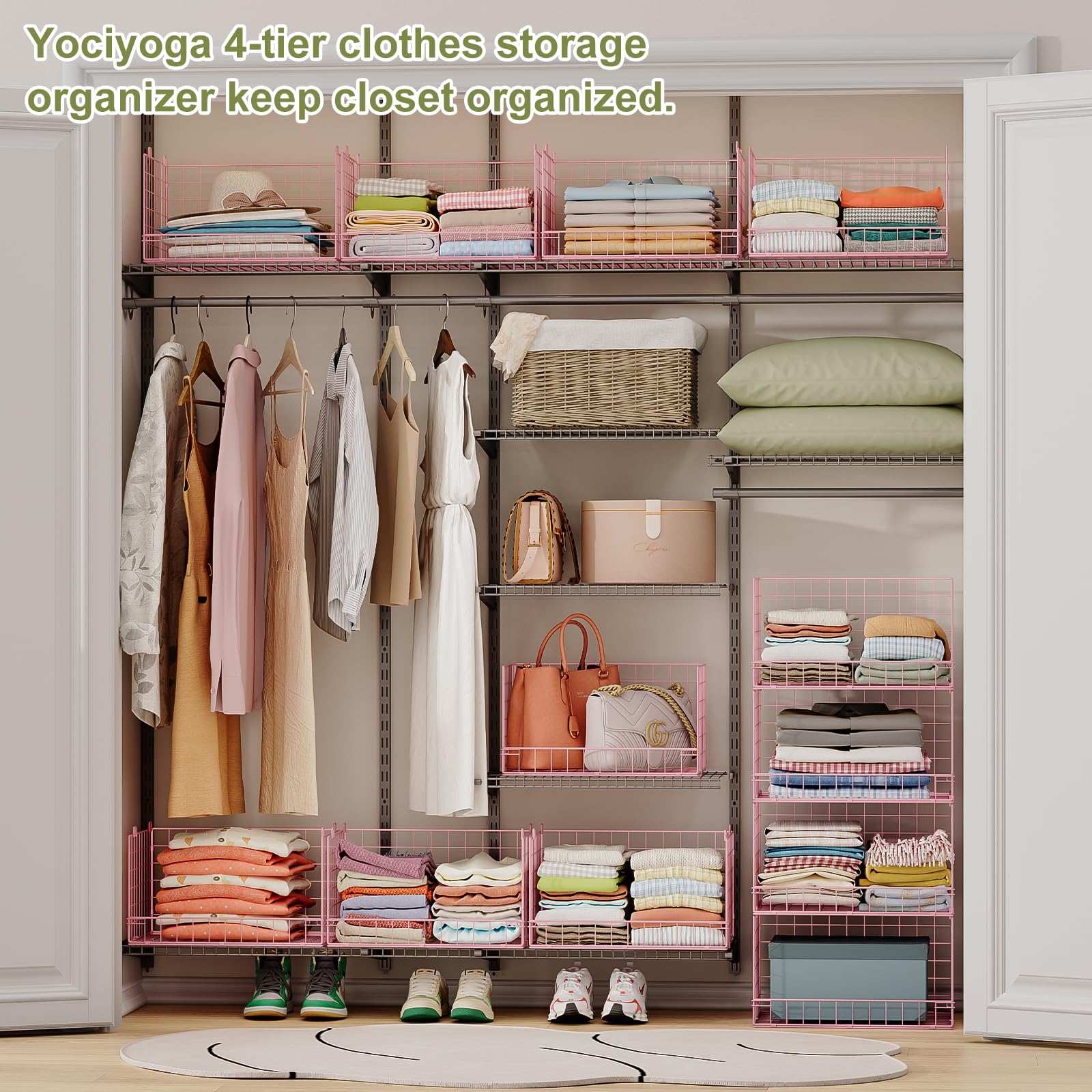 4 Tier Closet Organizers and Storage