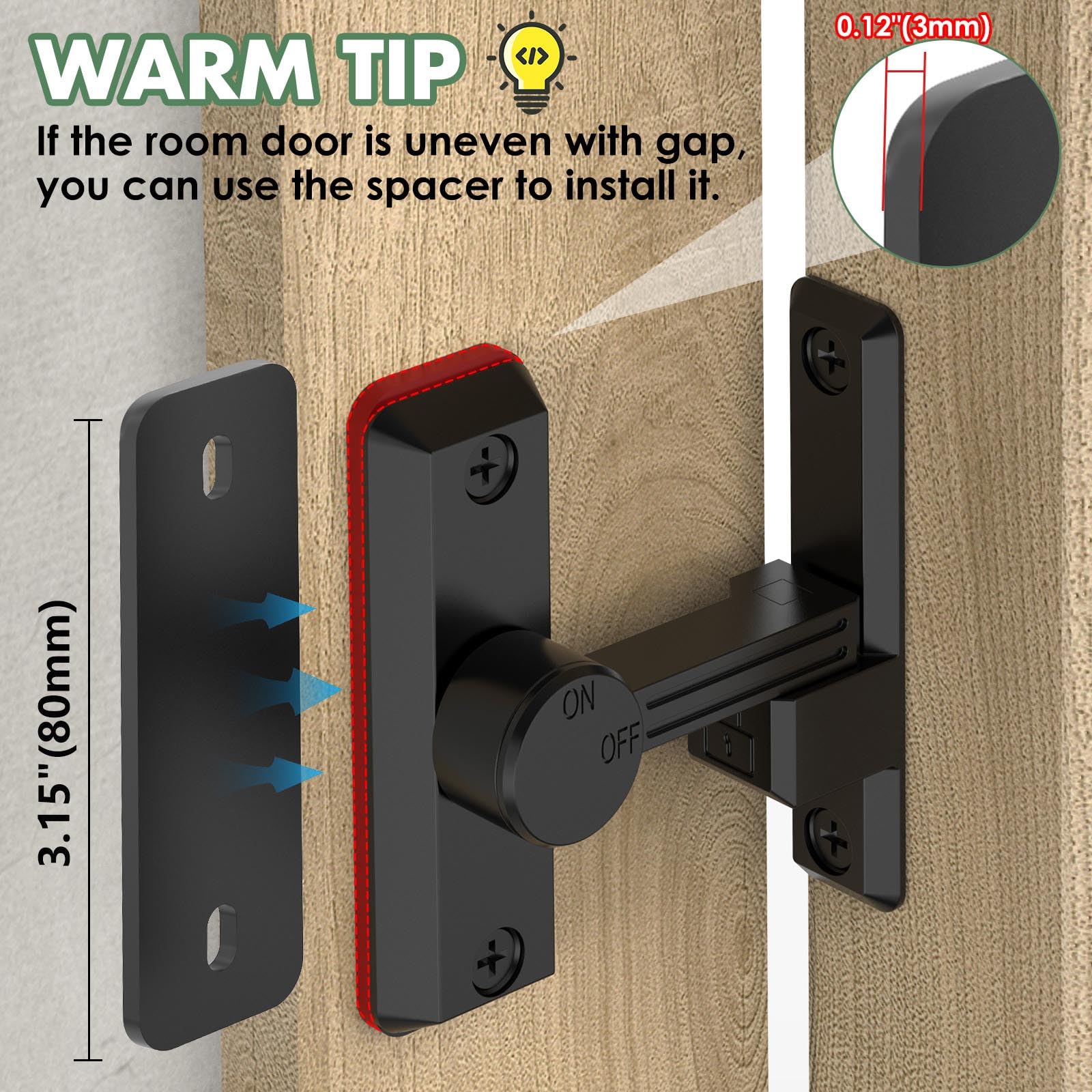 Sliding Barn Door Lock