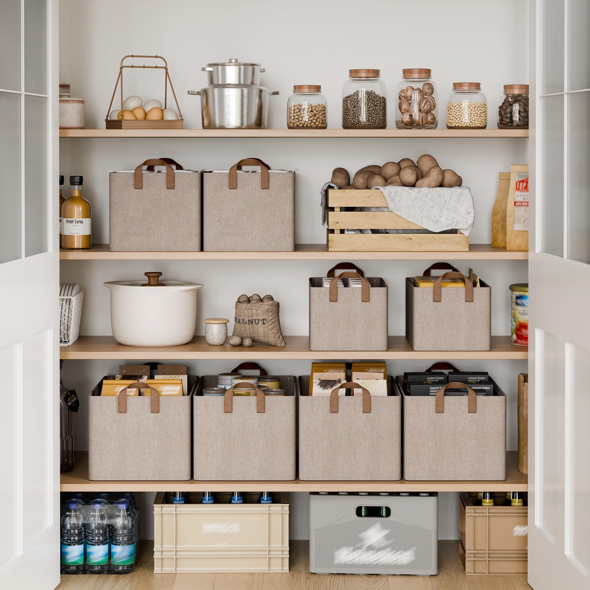 Large Fabric Storage Bins (2 Count)
