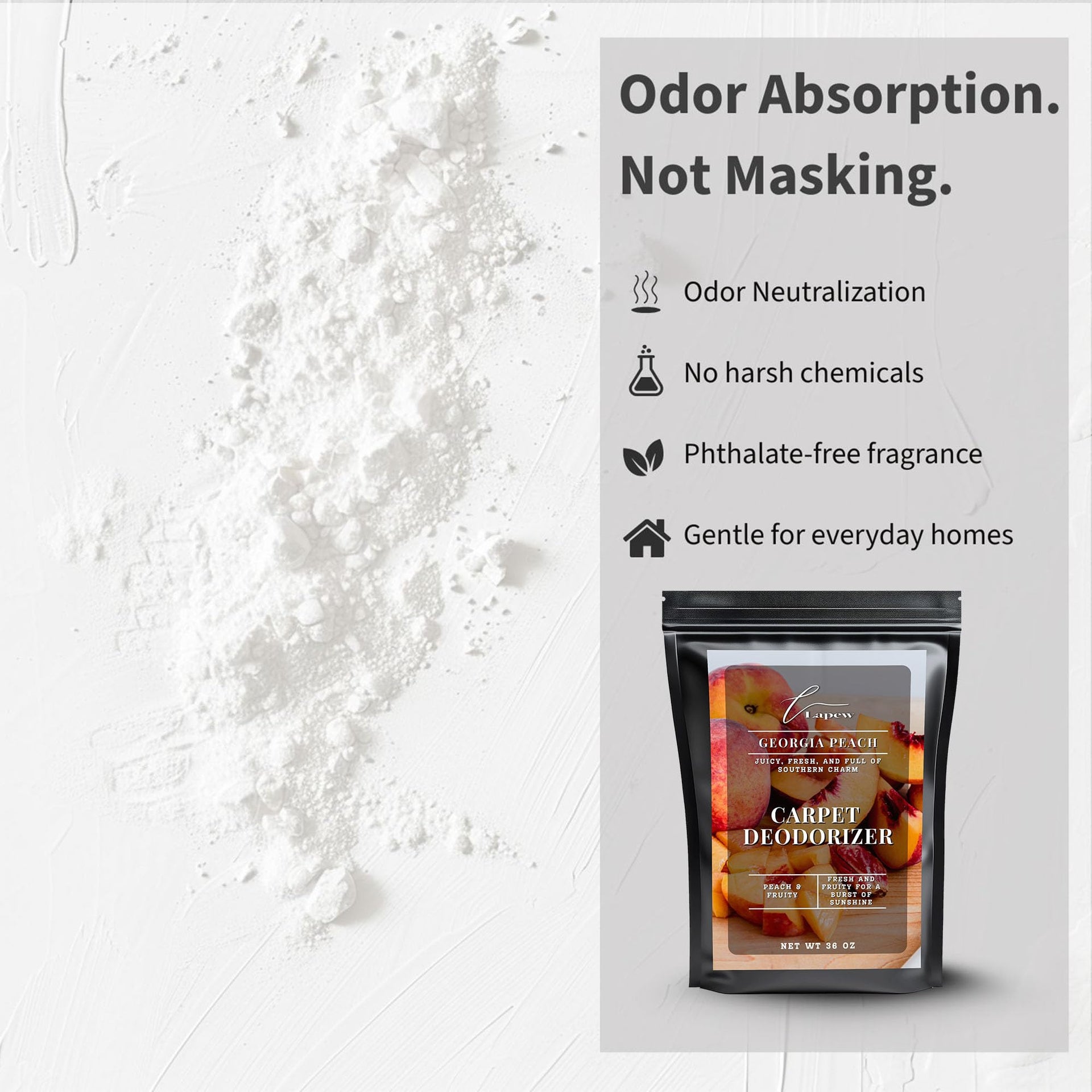 Georgia Peach Carpet Deodorizer Powder (36 Ounce)