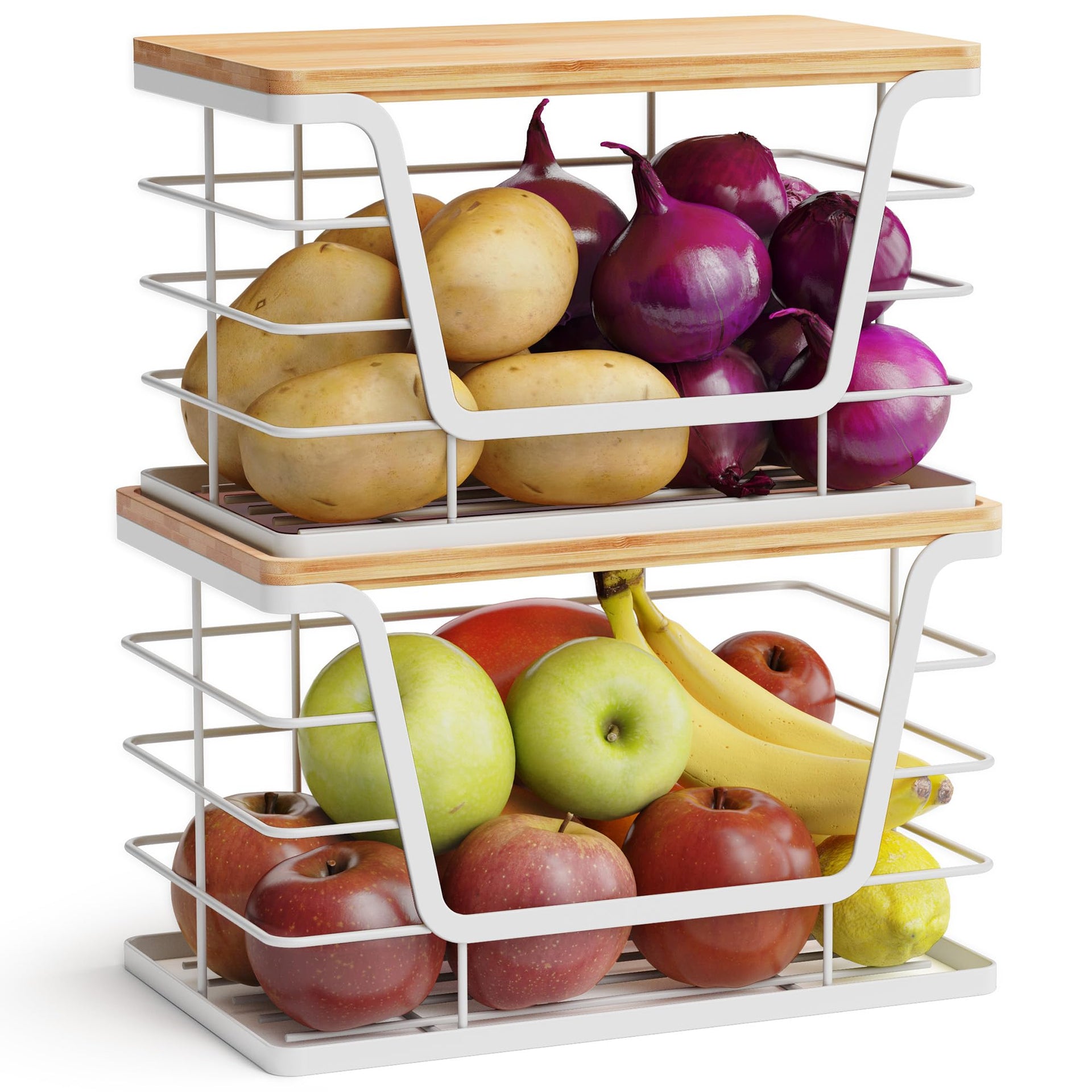 2 Pack Potato and Onion Storage Bins (2 Count)