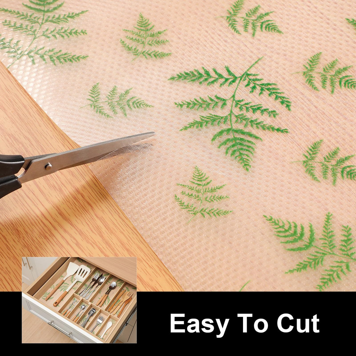 Shelf Liners for Kitchen Cabinets Refrigerator Liners Waterproof & Oil