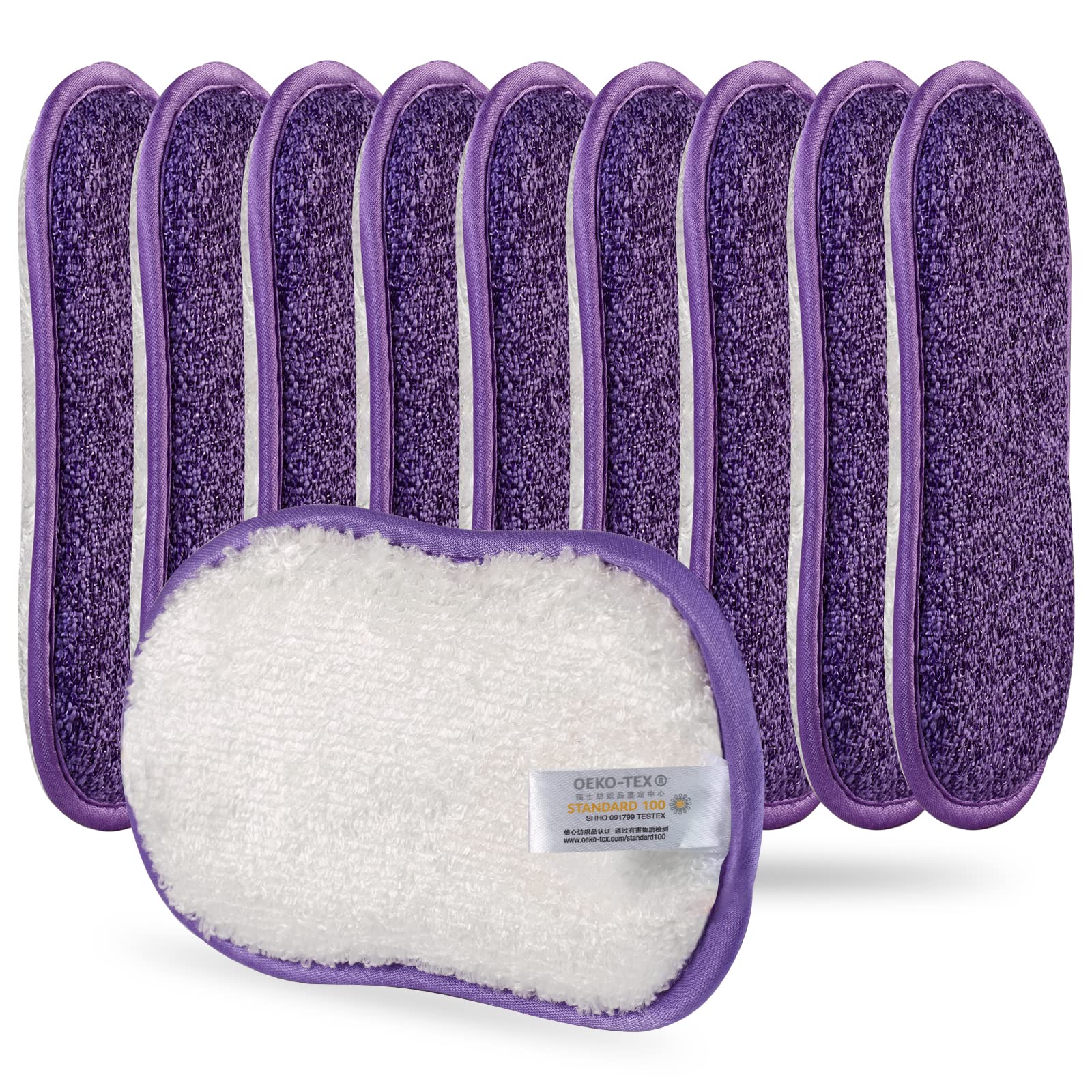 10 Pack Kitchen Dish Sponges Scrubber Non (10 Count)