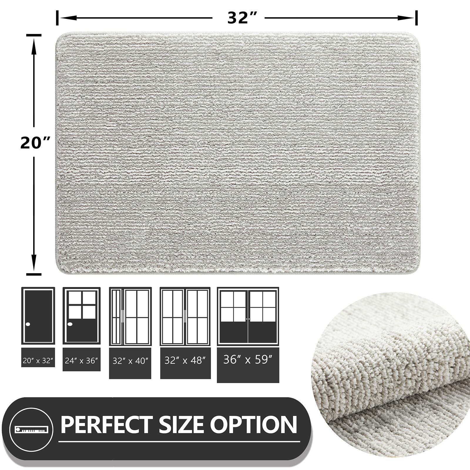 Indoor Door Mat 20"x32"
