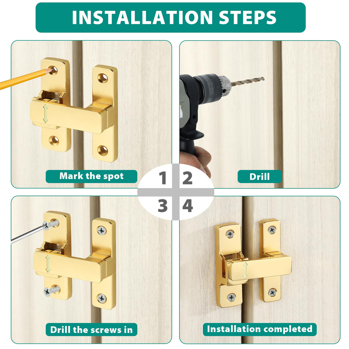 Sliding Barn Door Lock