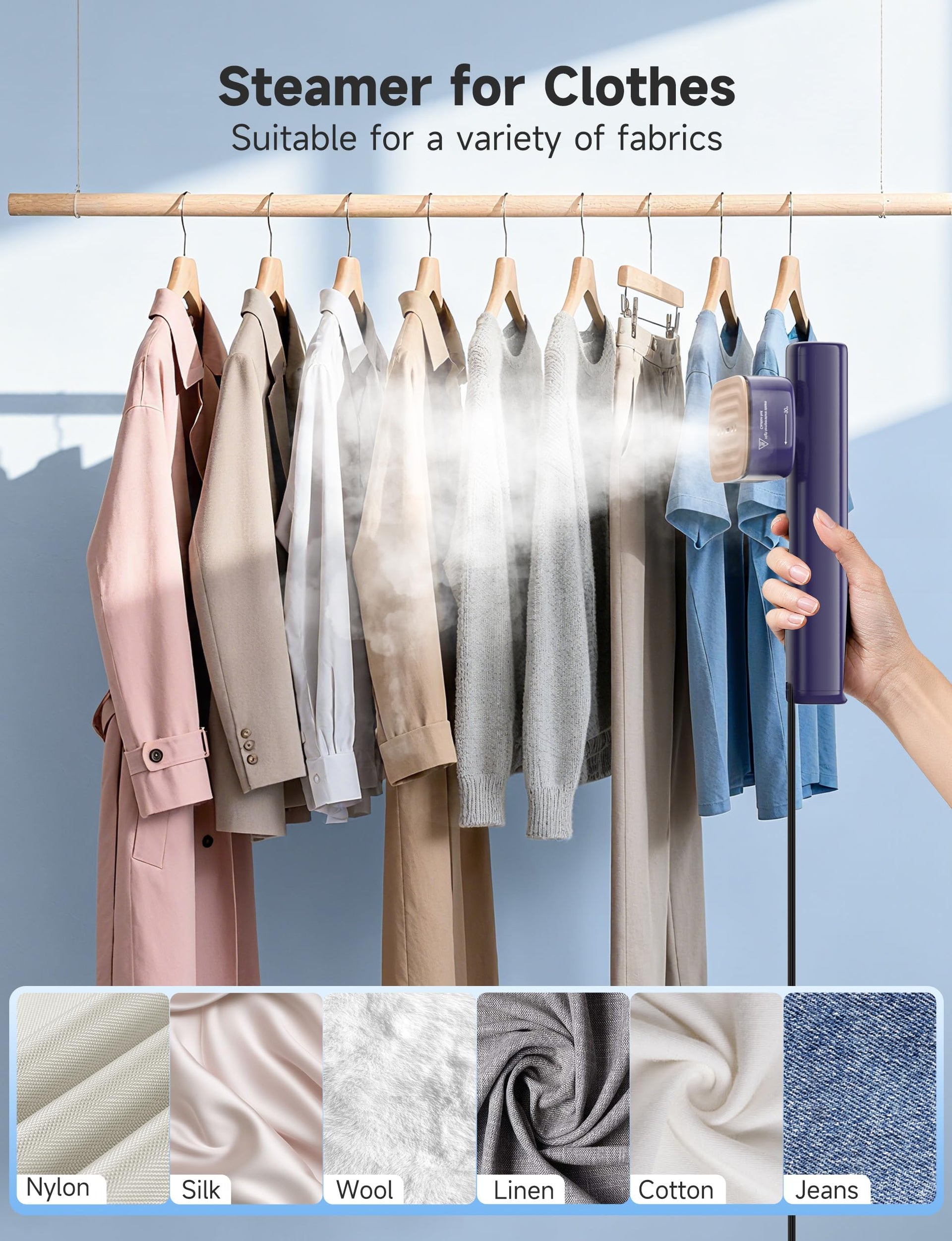 Portable Travel Steamer for Clothes