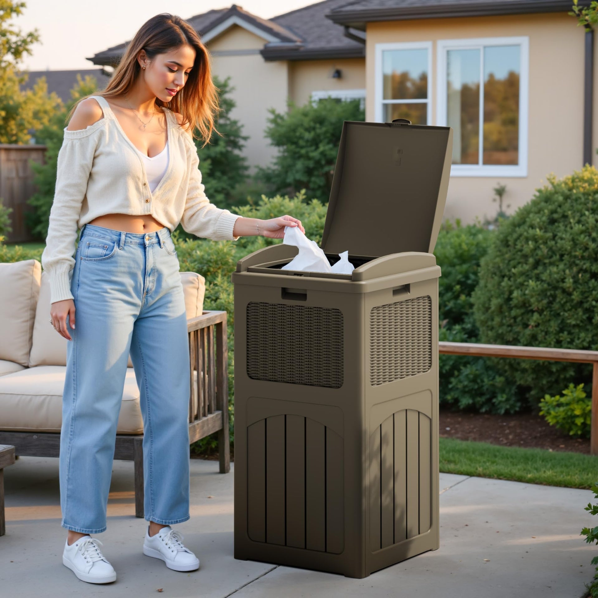 30 Gallon Trash Can (2 Count)