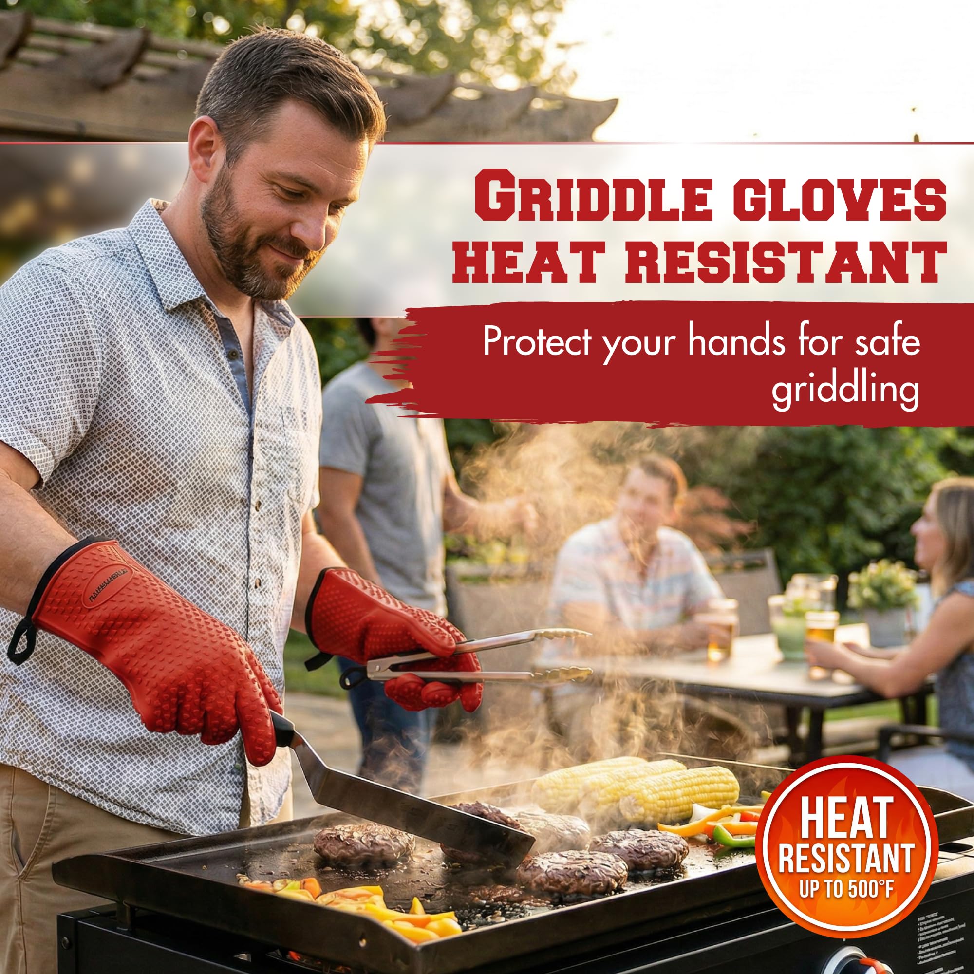 XL Silicone Griddle Gloves