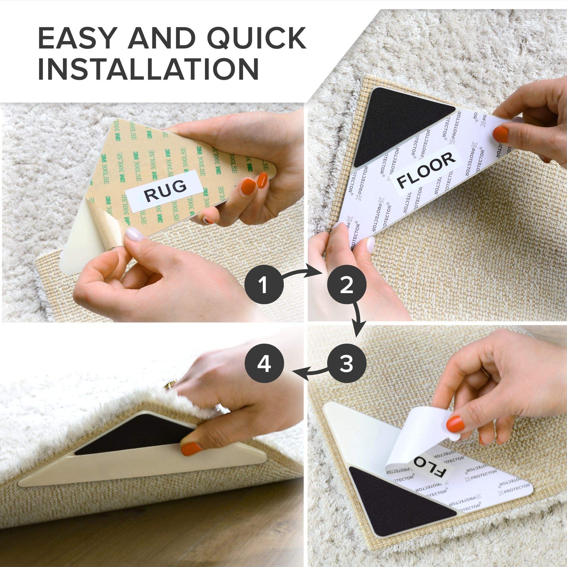 Rug Tape 8 PCS (8 Count)