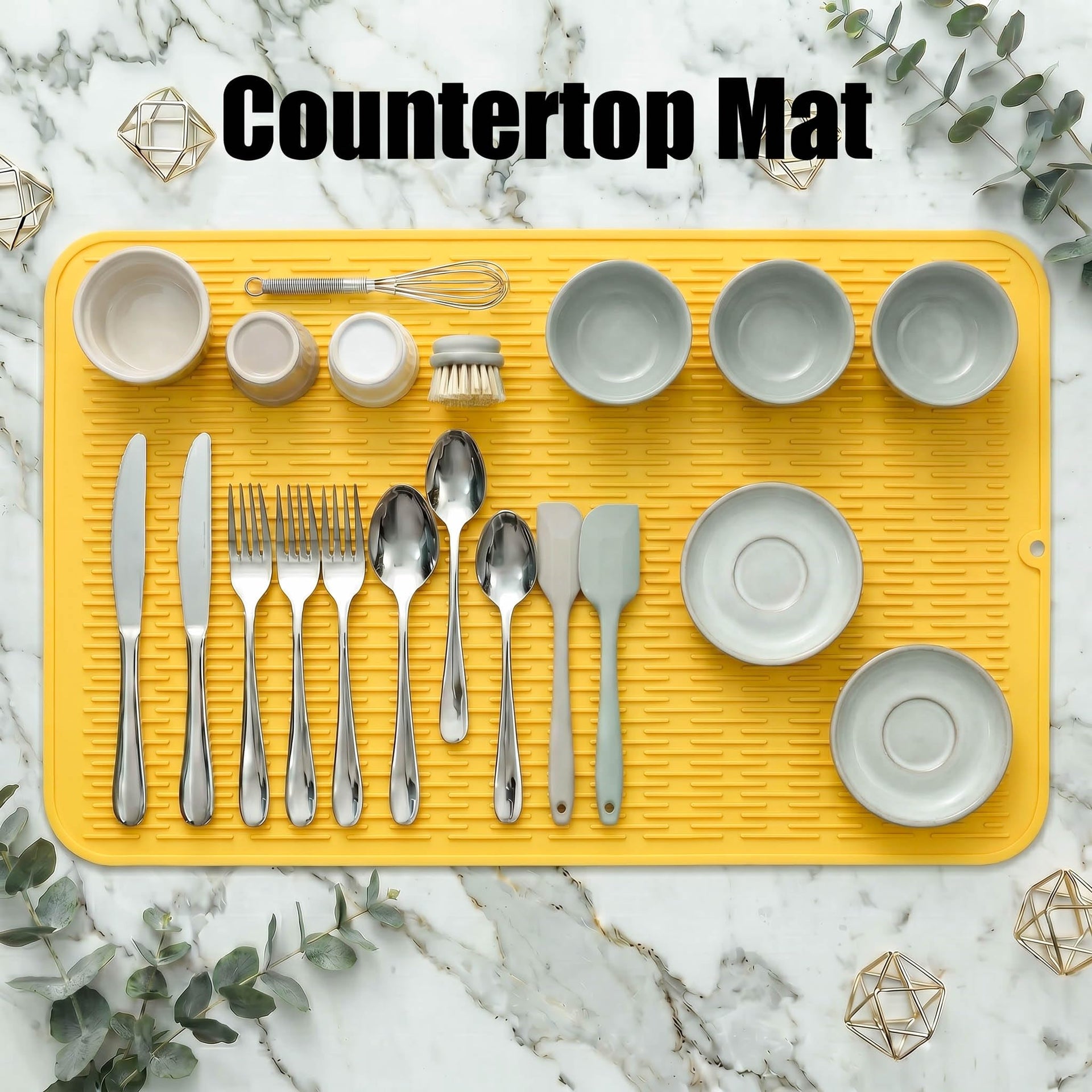 Silicone Dish Drying Mat for Multiple Usage