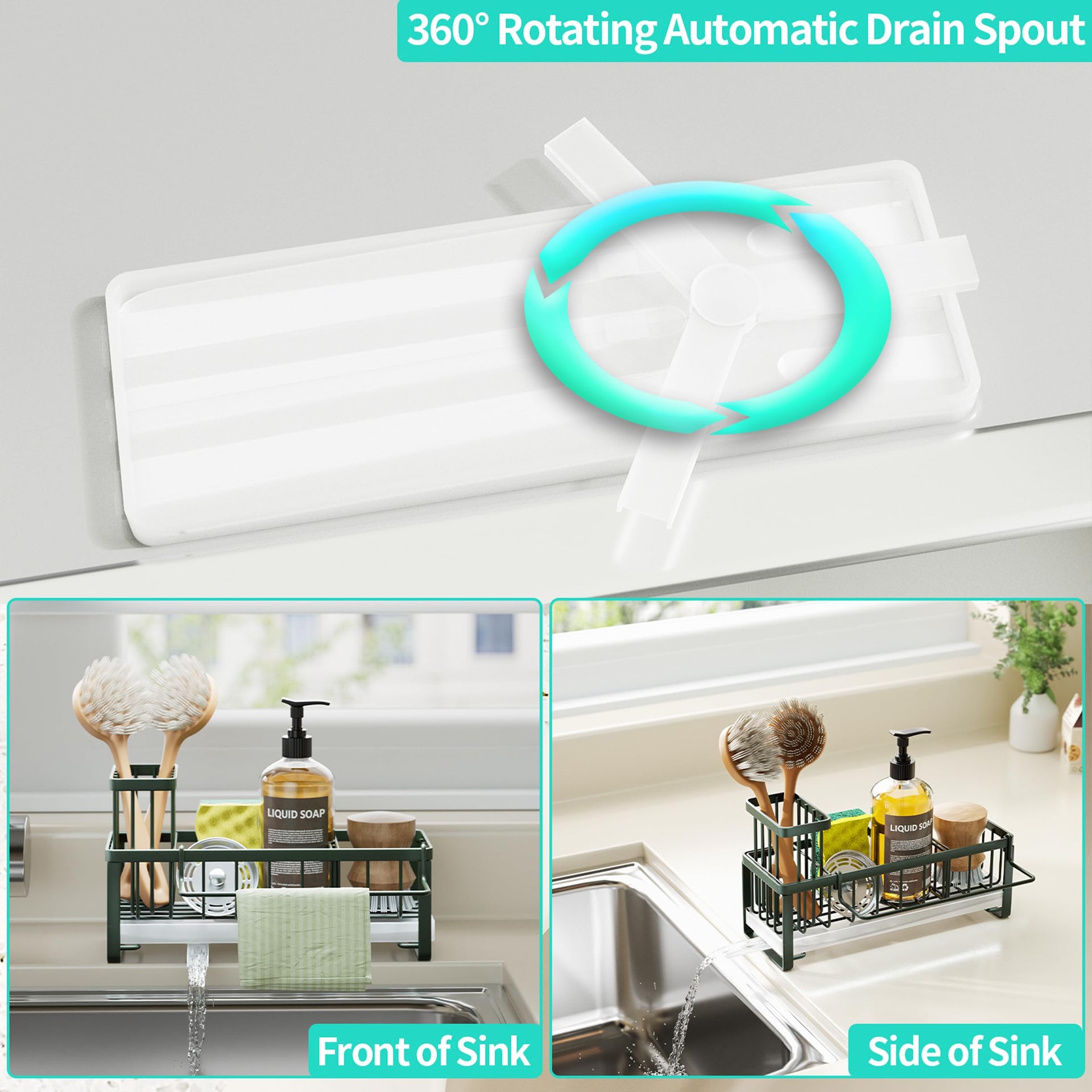 Sponge Holder for Kitchen Sink