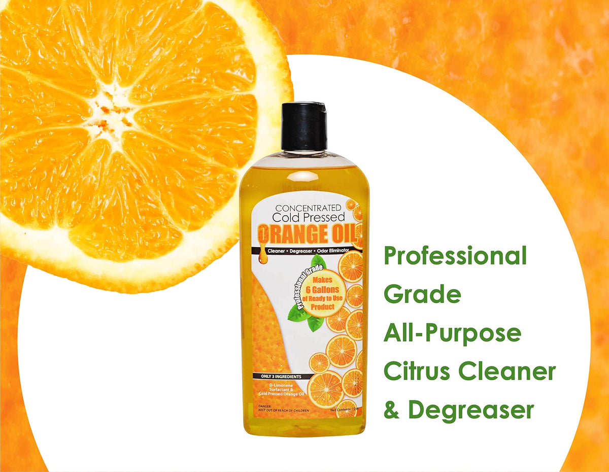Cold Pressed Orange Oil Concentrate (12 Fl Oz)