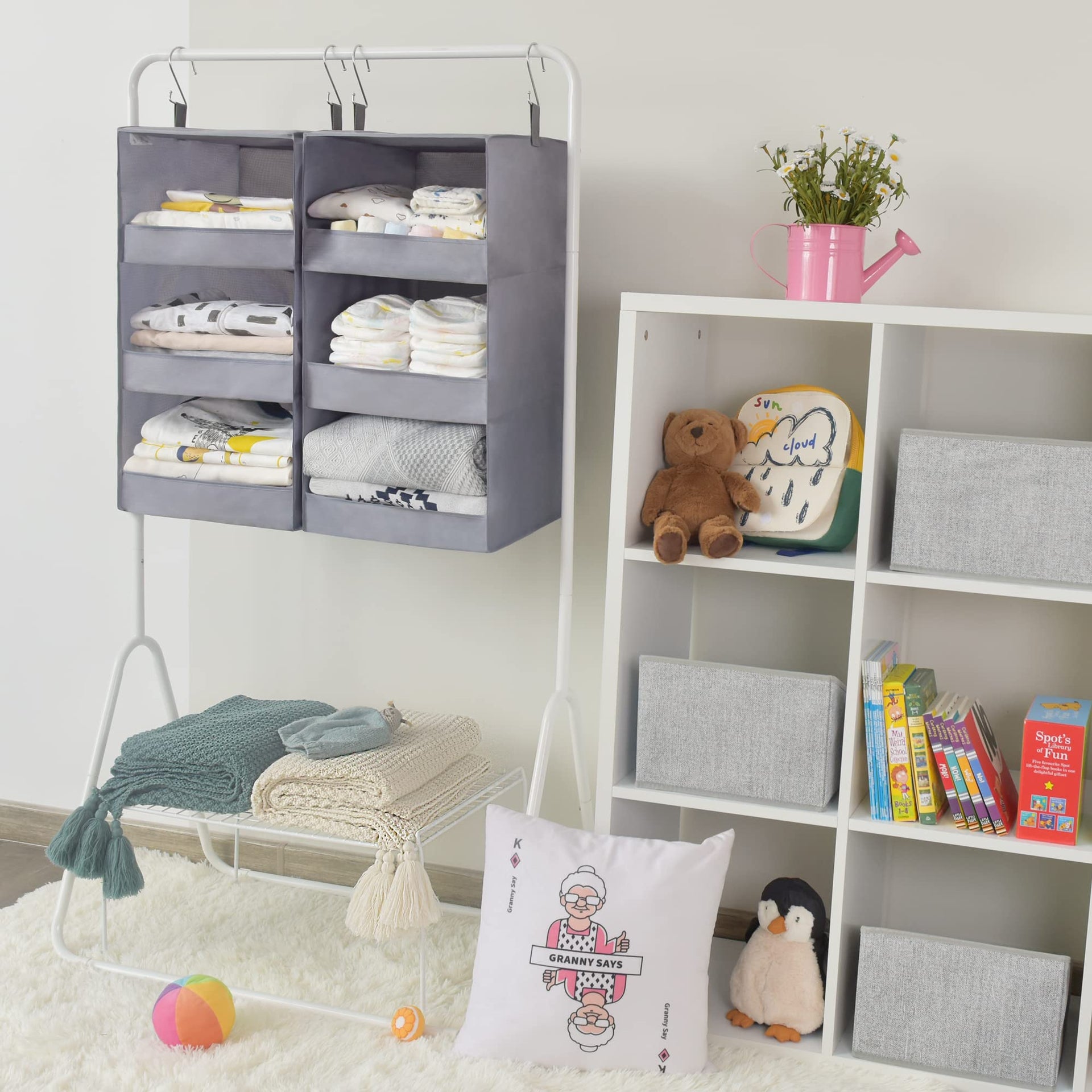 3 Shelf Hanging Closet Organizer (2 Count)