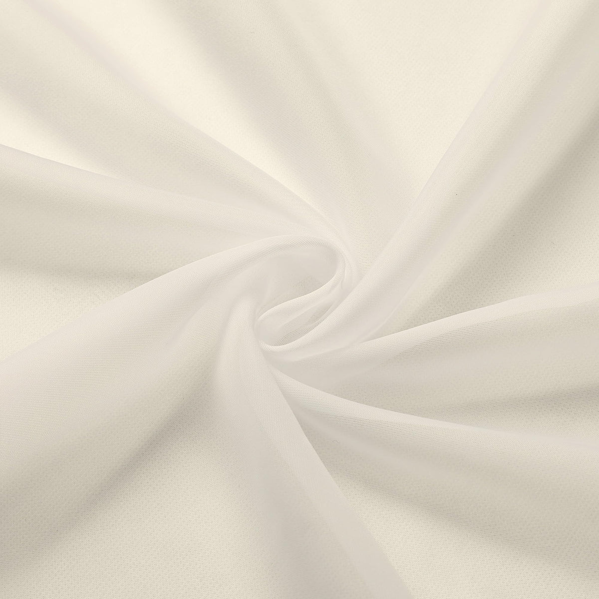 Cream Sheer Valances for Windows 2 Pack (2 Count)
