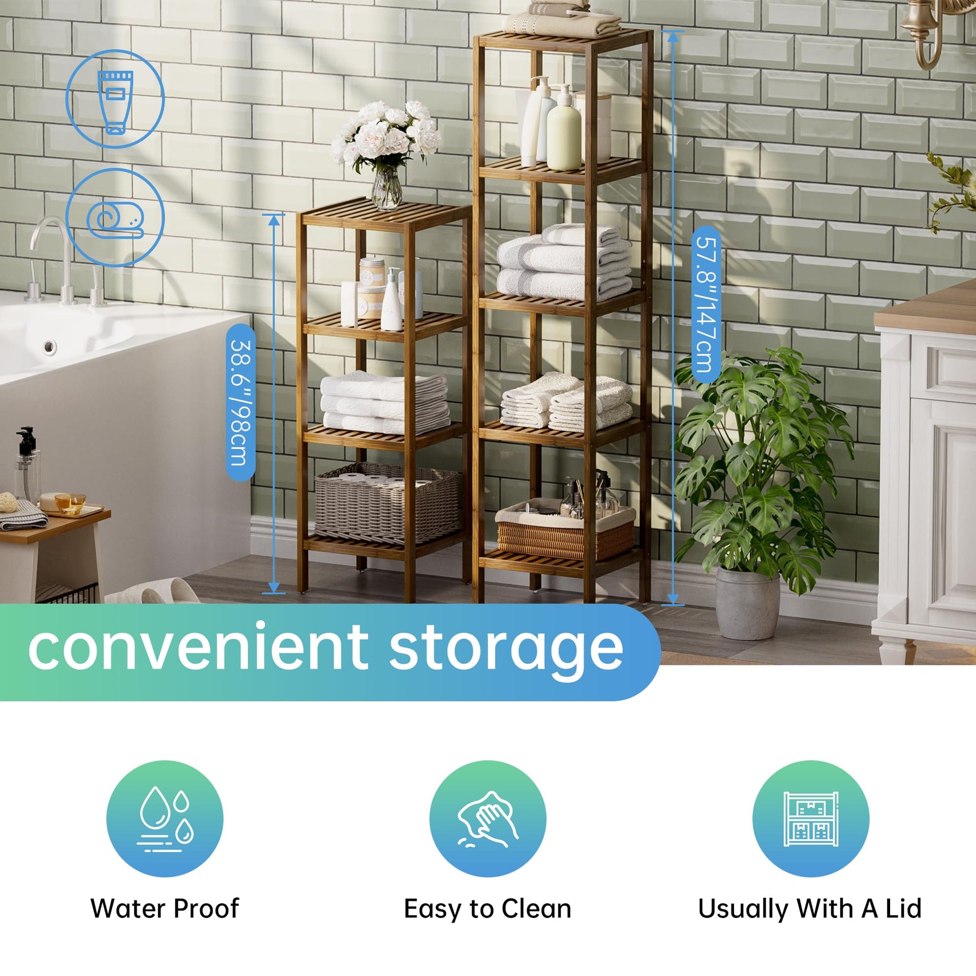 Bathroom Storage Shelf