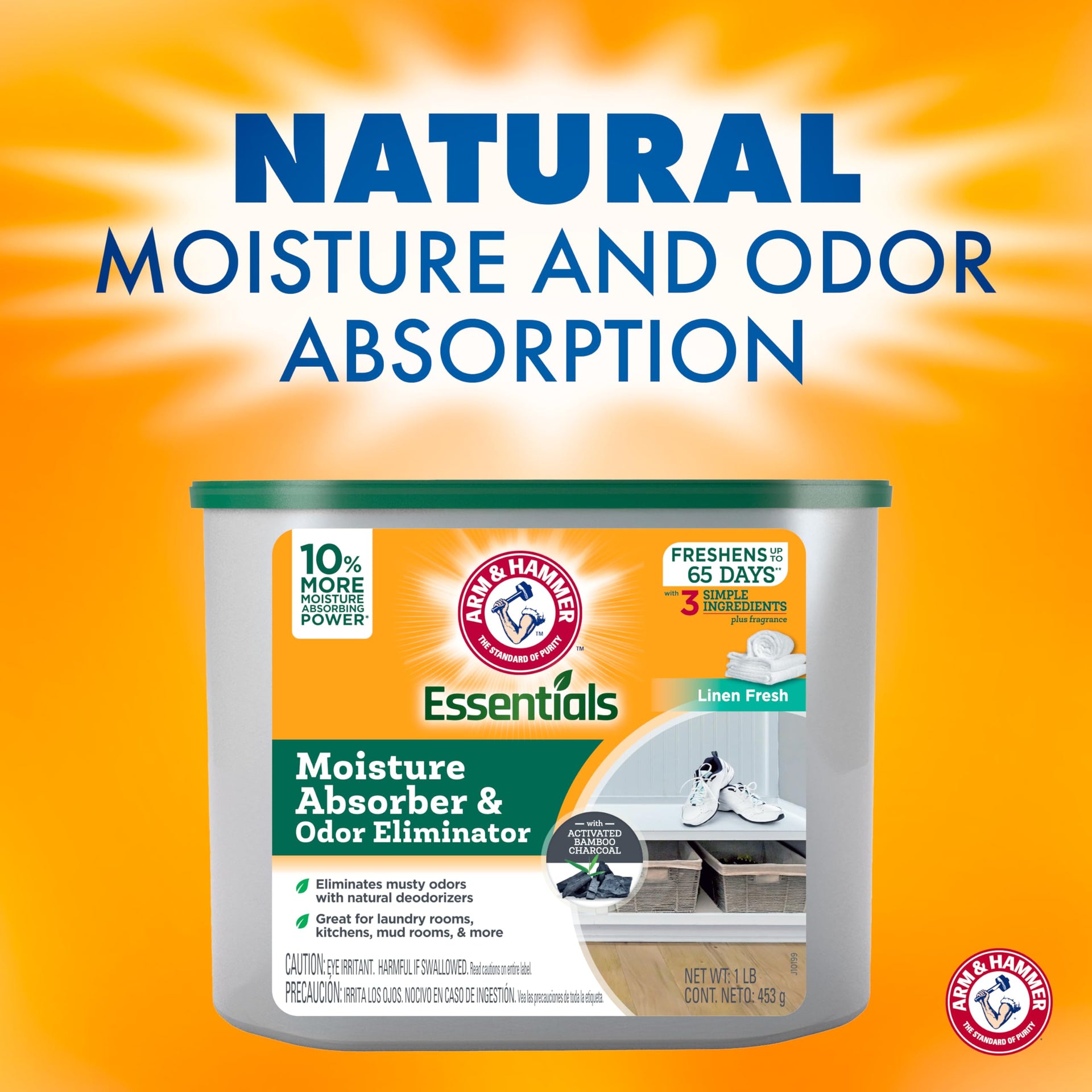 Essentials Disposable Moisture Absorber and Odor Eliminator Tub (48 Ounce)