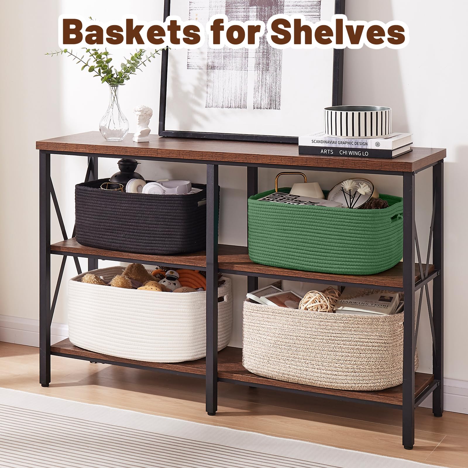 Storage Basket for Shelves (2 Count)