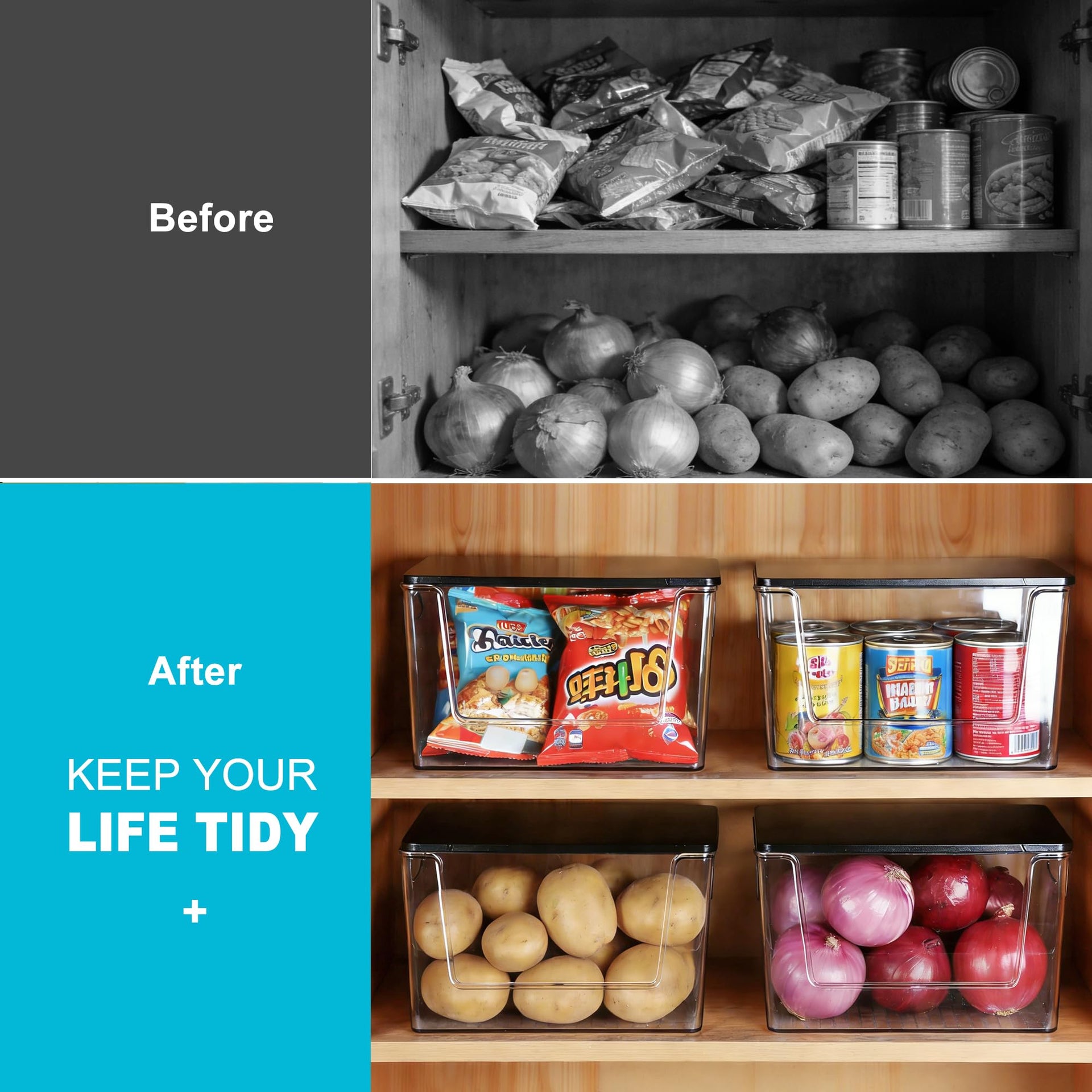 Pantry Organizers Storage (2 Count)