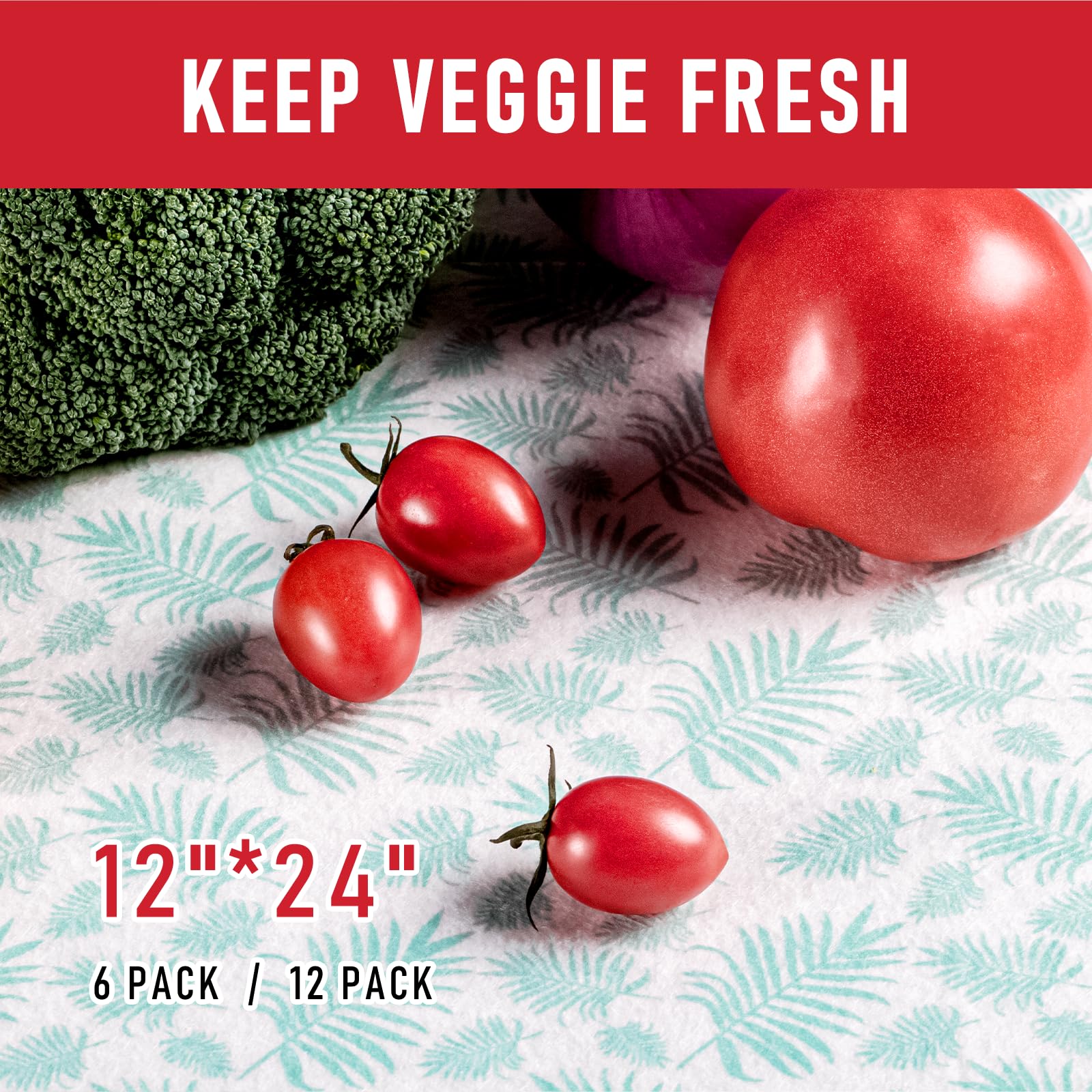 Absorbent Refrigerator Liners (24 Sq Ft)