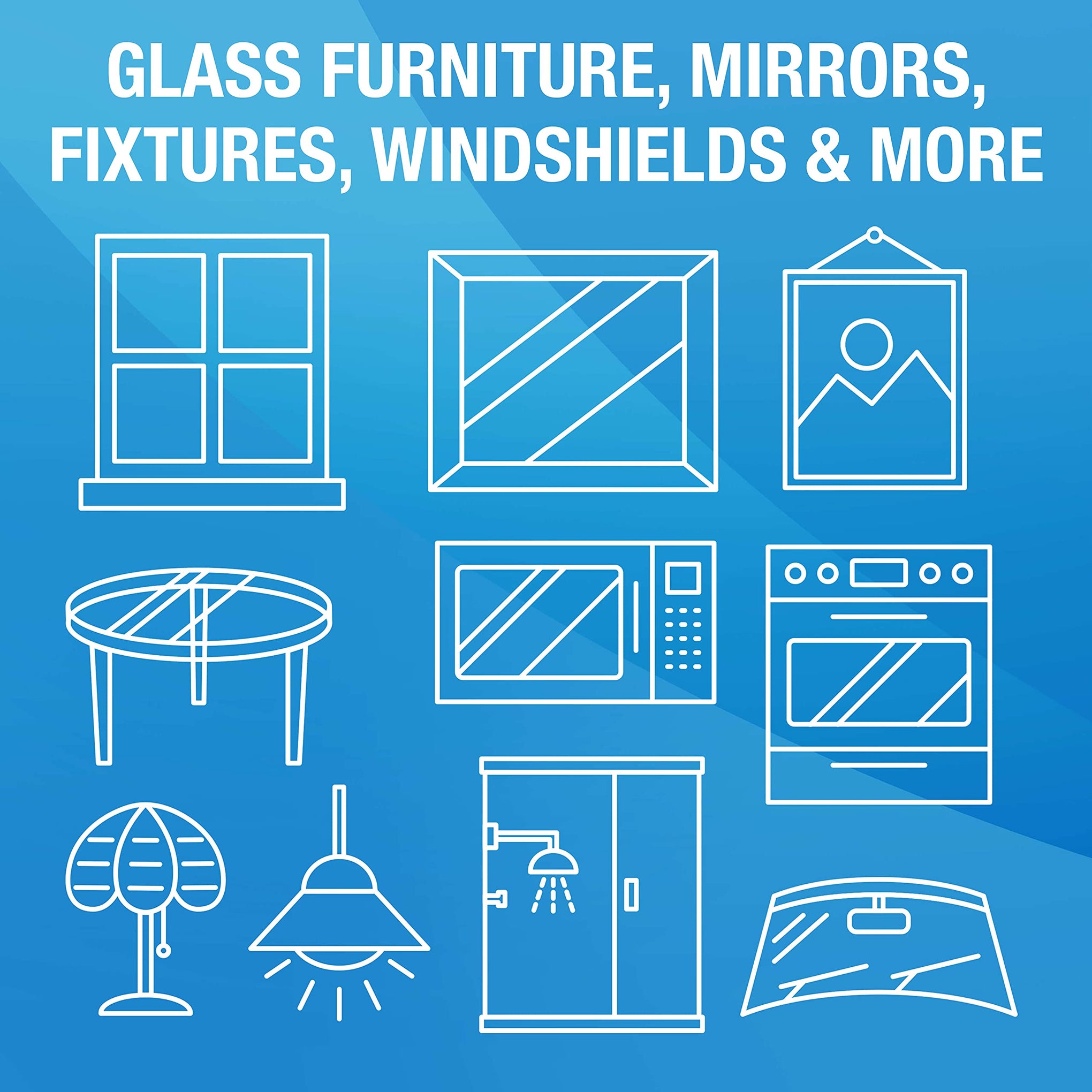 for Glass Disposable and Streak Free Cleaning Wipes for Mirrors (30 Count)