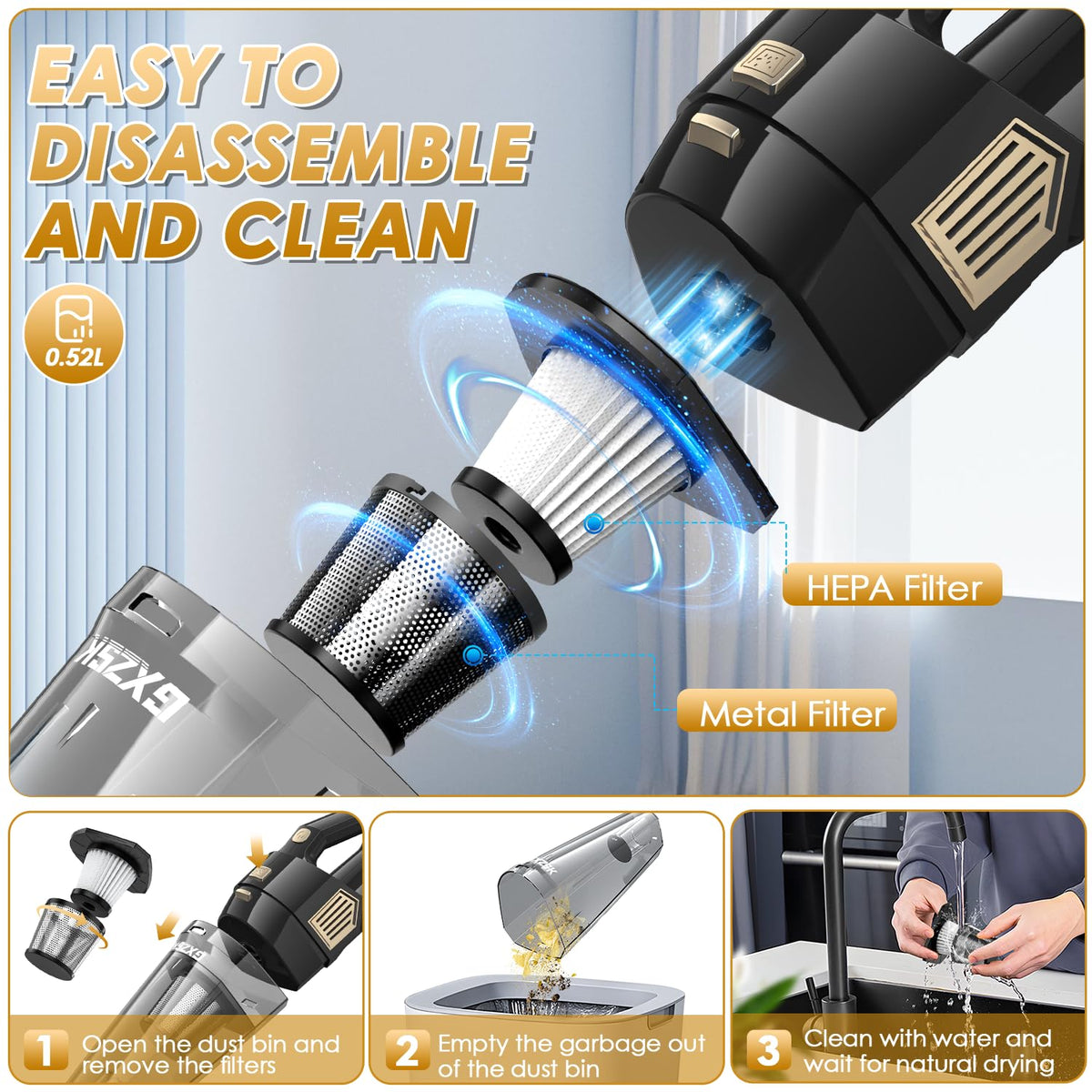 Handheld Vacuum Cordless