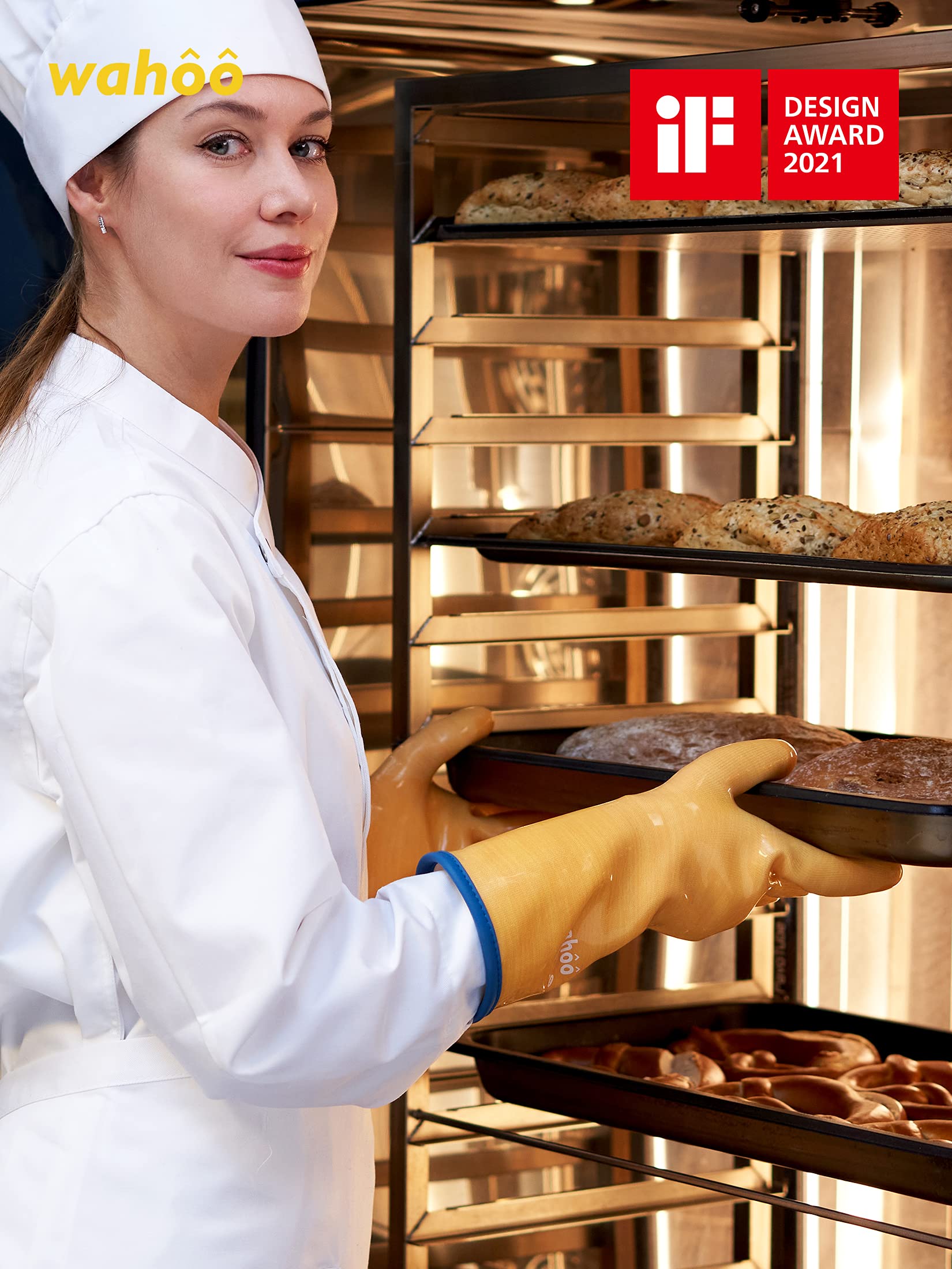 LANON Wahoo Liquid Silicone Oven Mitts