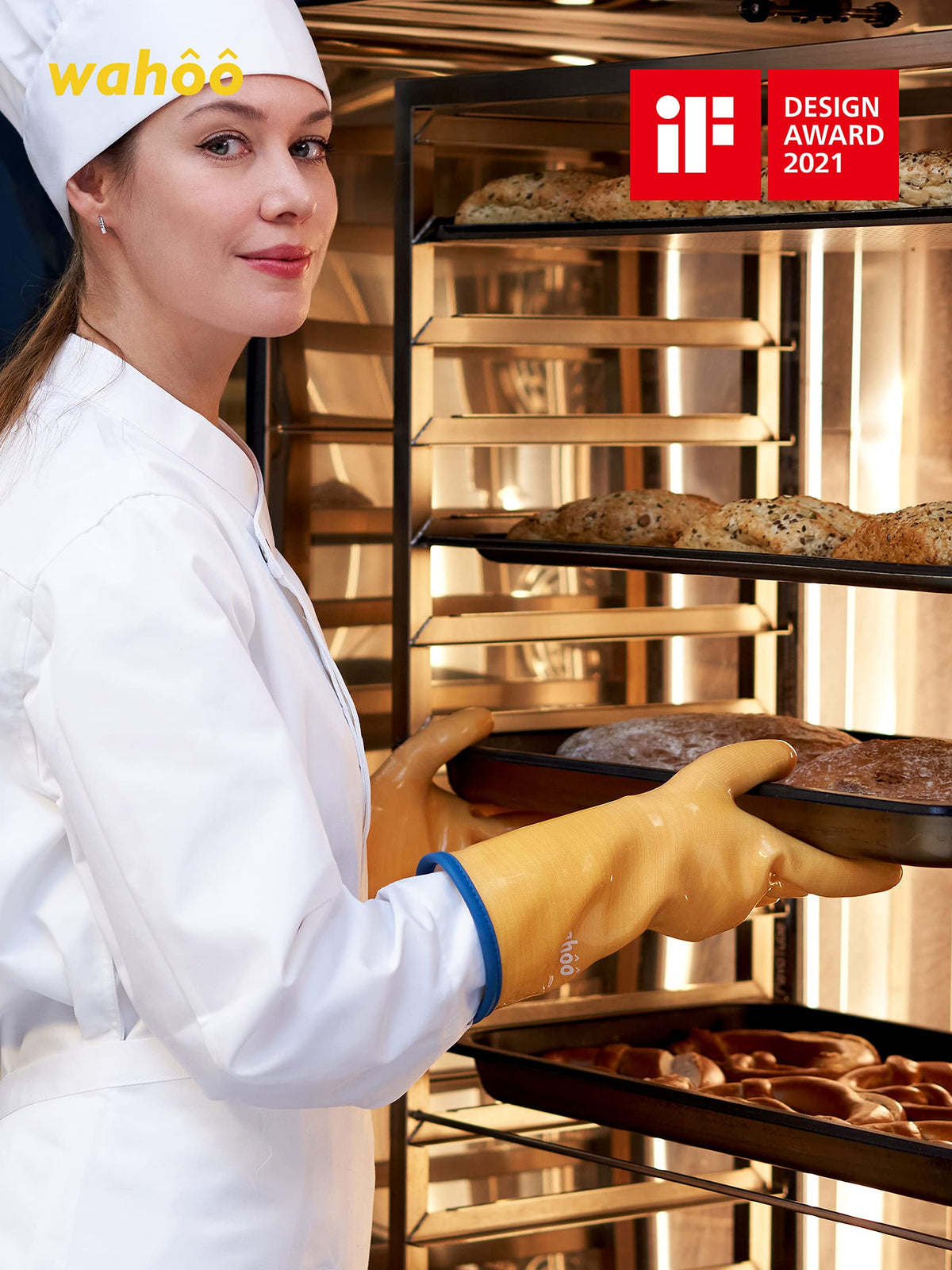 LANON Wahoo Liquid Silicone Oven Mitts (2 Count)