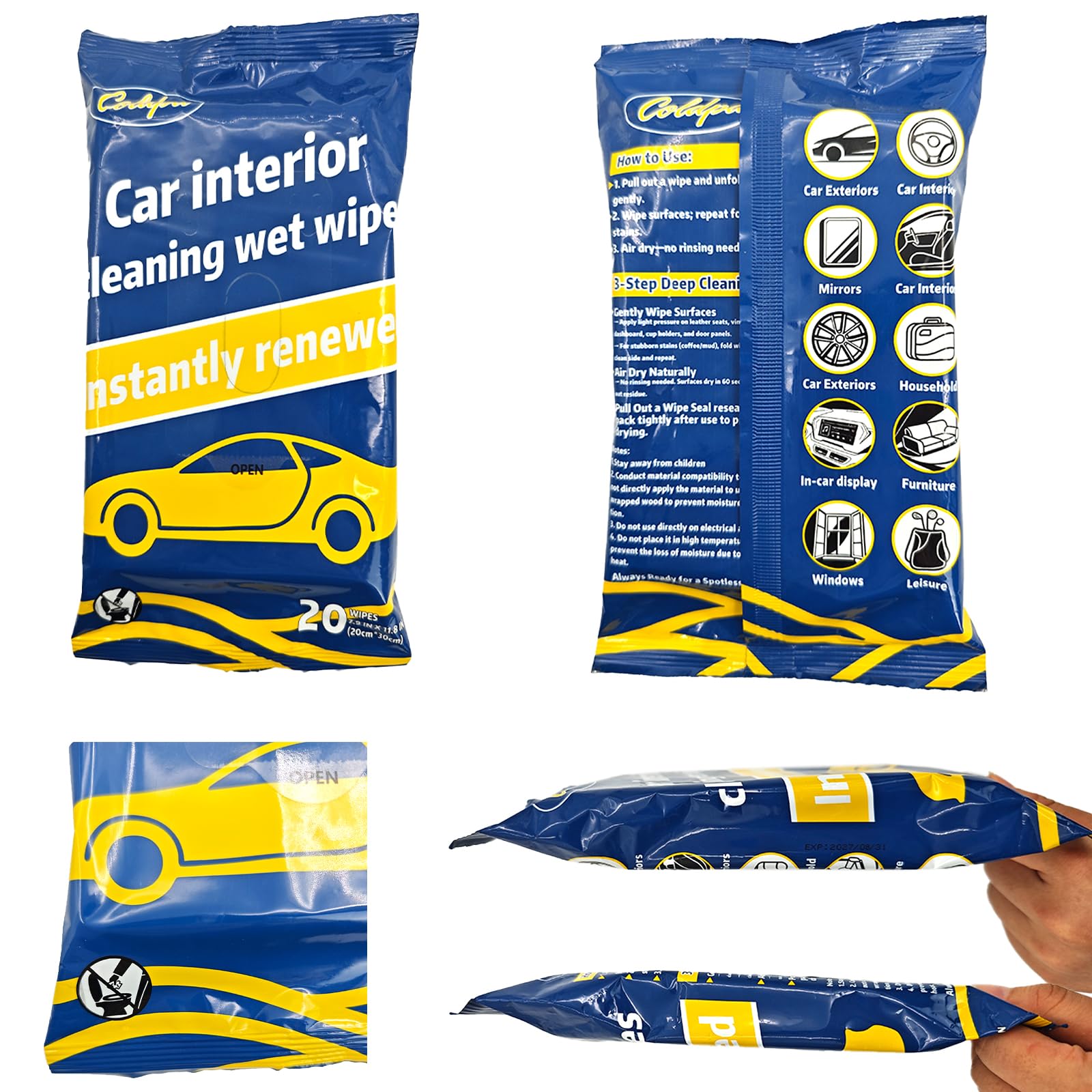 Dashboard Wipes for Car Interior