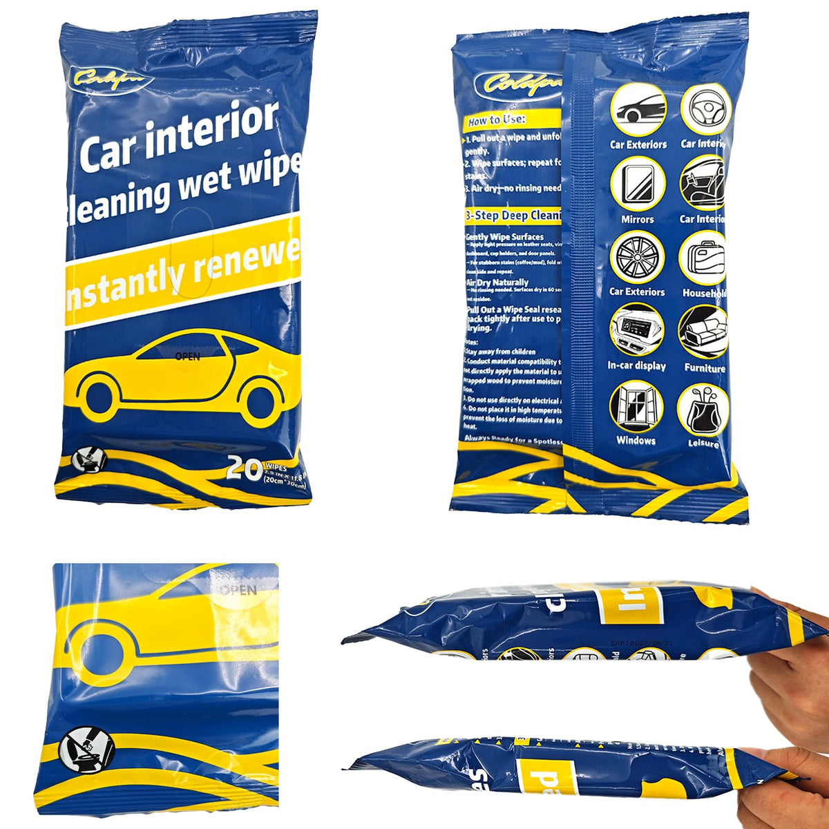 Dashboard Wipes for Car Interior