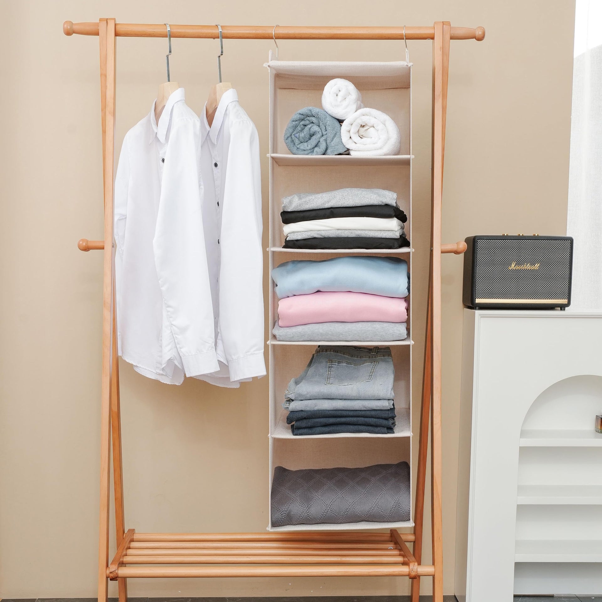 Large Hanging Sweater Organizer for Closet