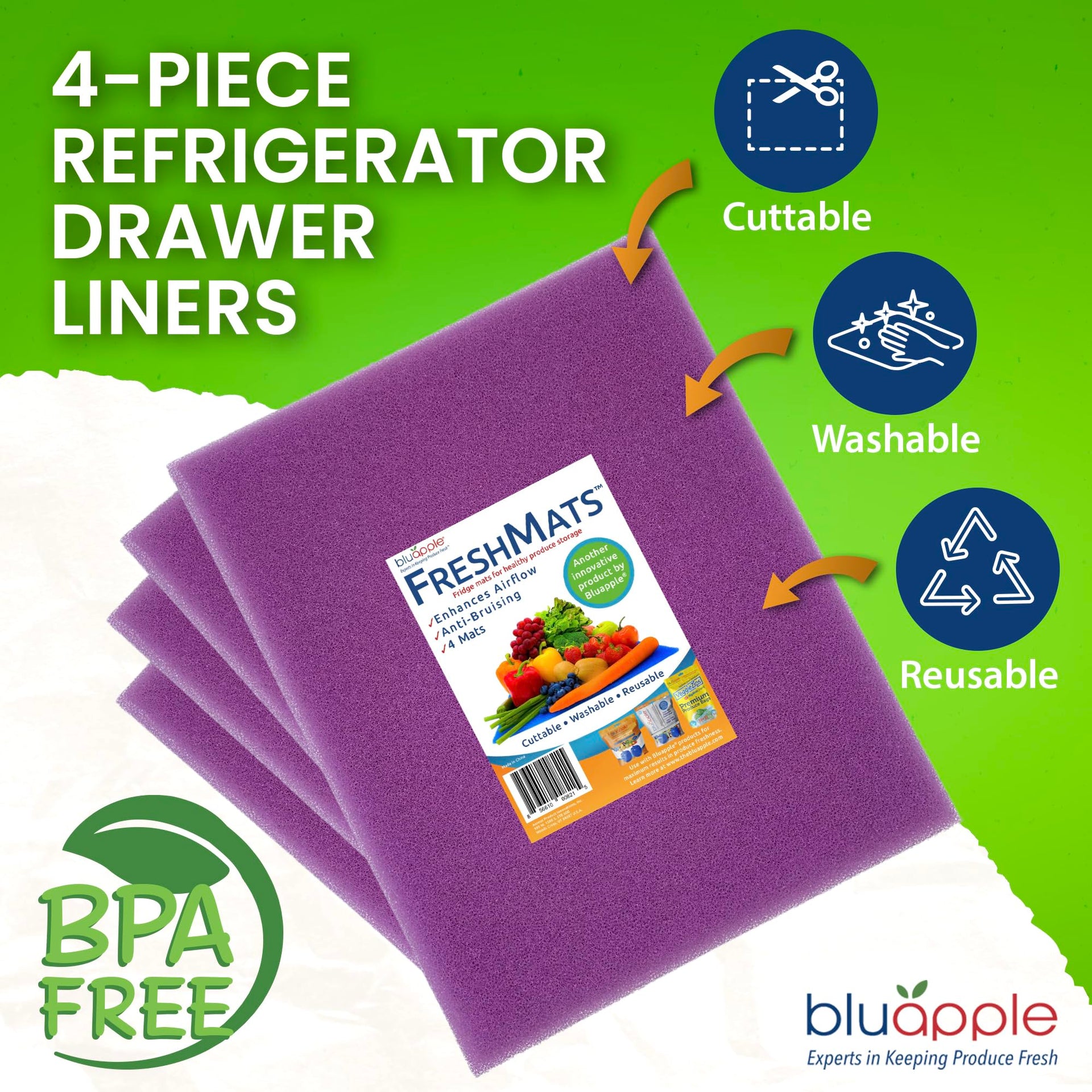 FreshMats Refrigerator Liner (5 Sq Ft)