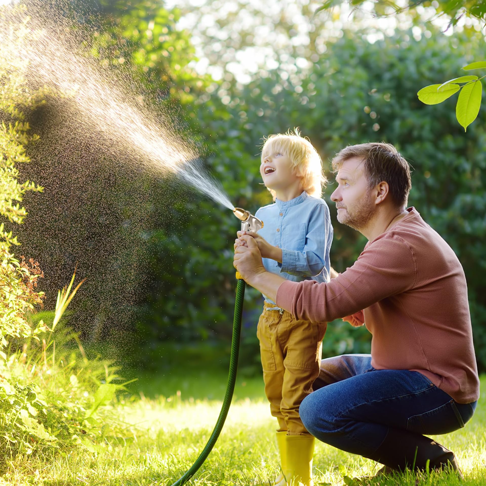 Upgraded 100% Metal Garden Hose Nozzle Heavy Duty