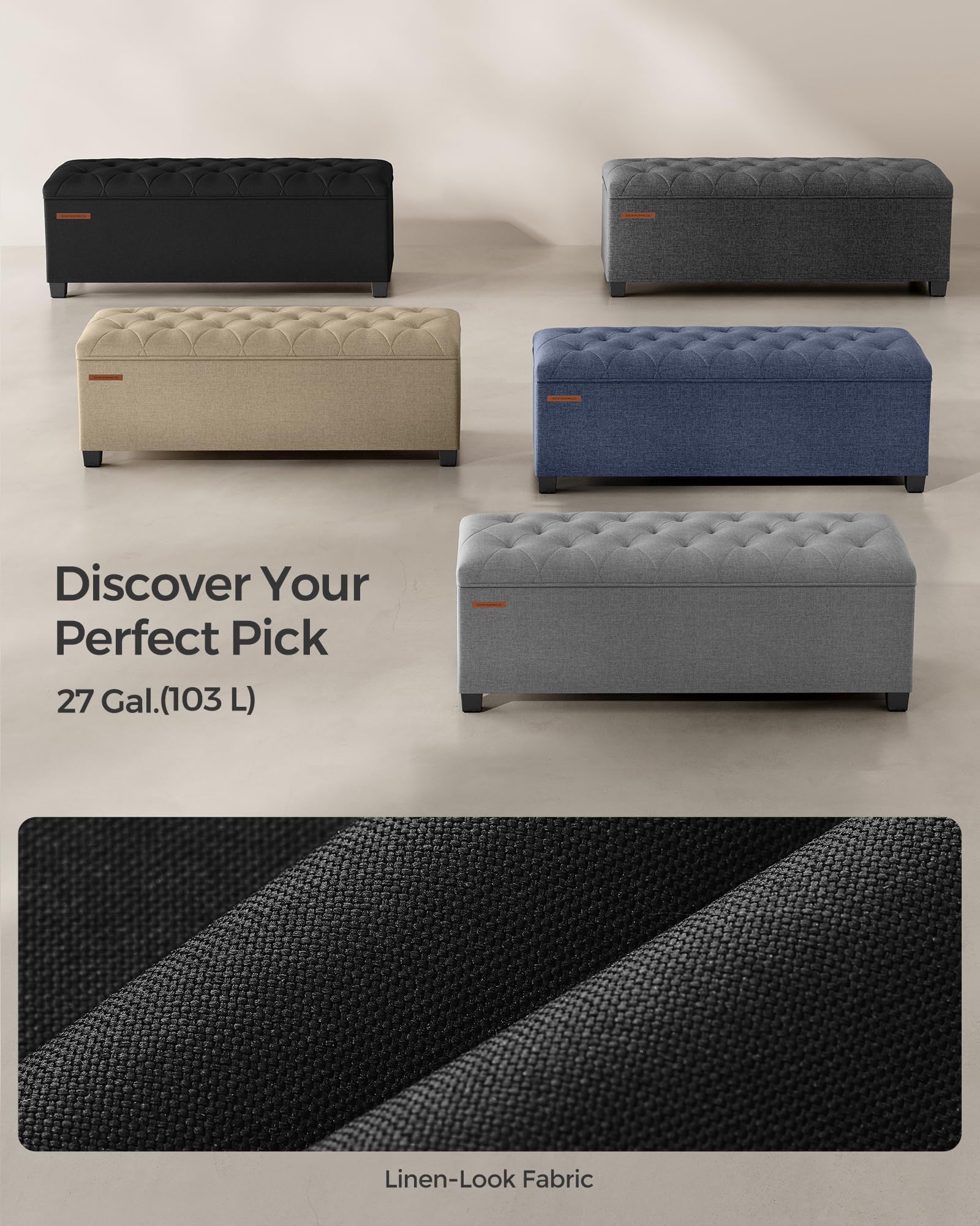 Storage Ottoman Bench